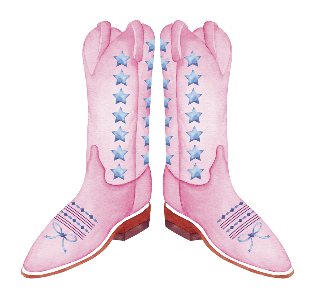Rodeo Two Step - Door Hanger (Blue or Pink)