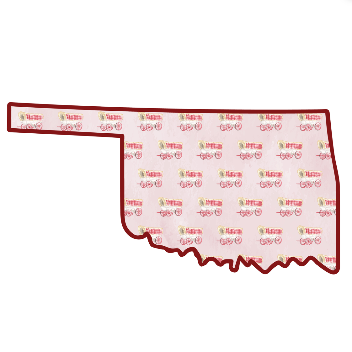 Oklahoma (Pattern)- Door Hanger (Sale)