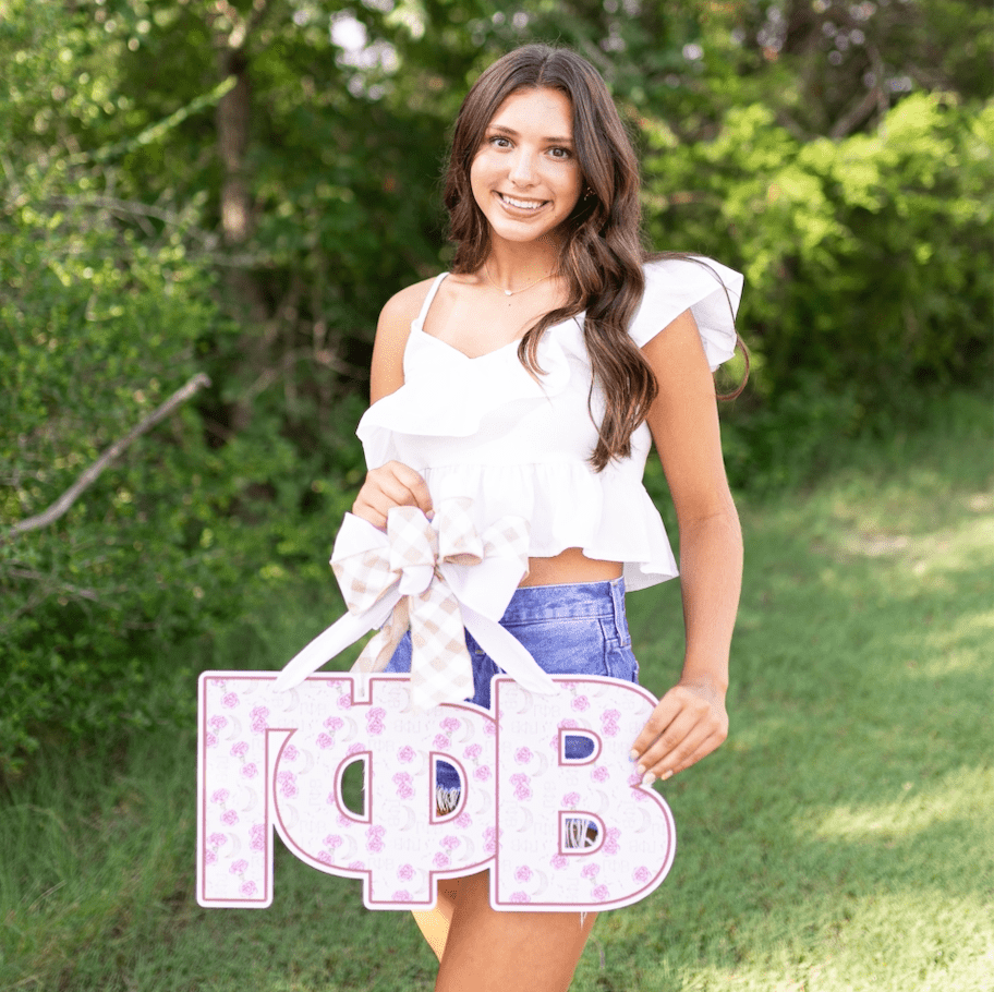 Gamma Phi Beta Door Hanger