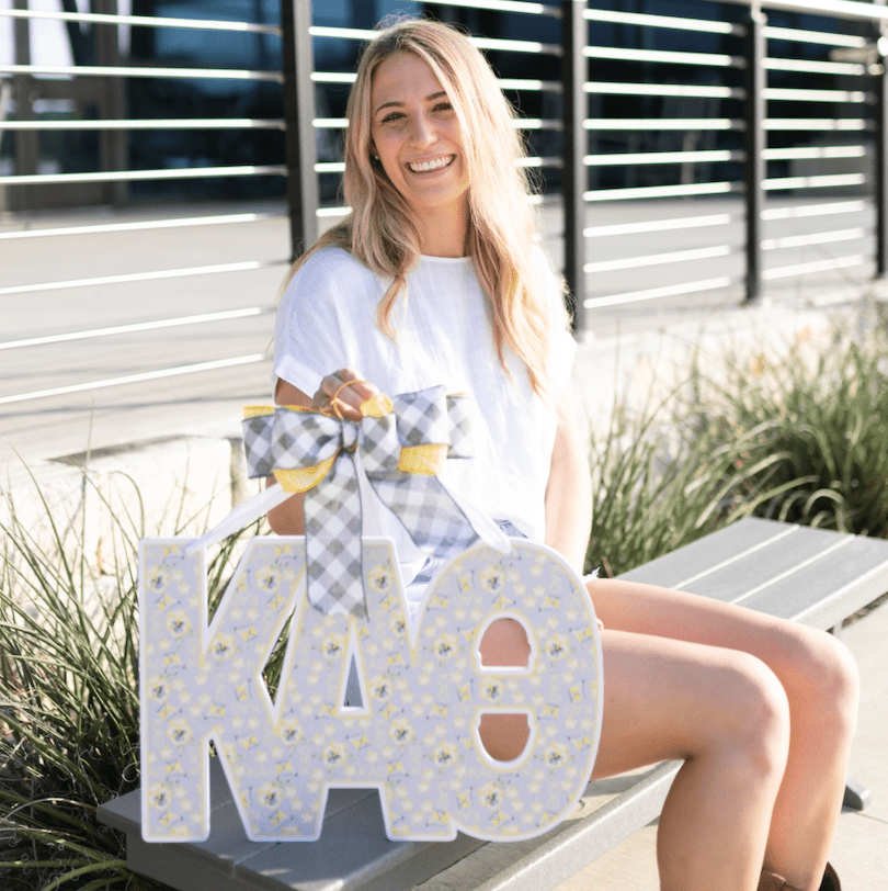 Kappa Alpha Theta Door Hanger