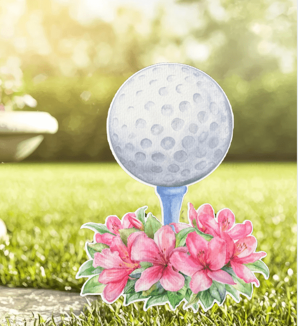 Fairway Floral- Pot Stake