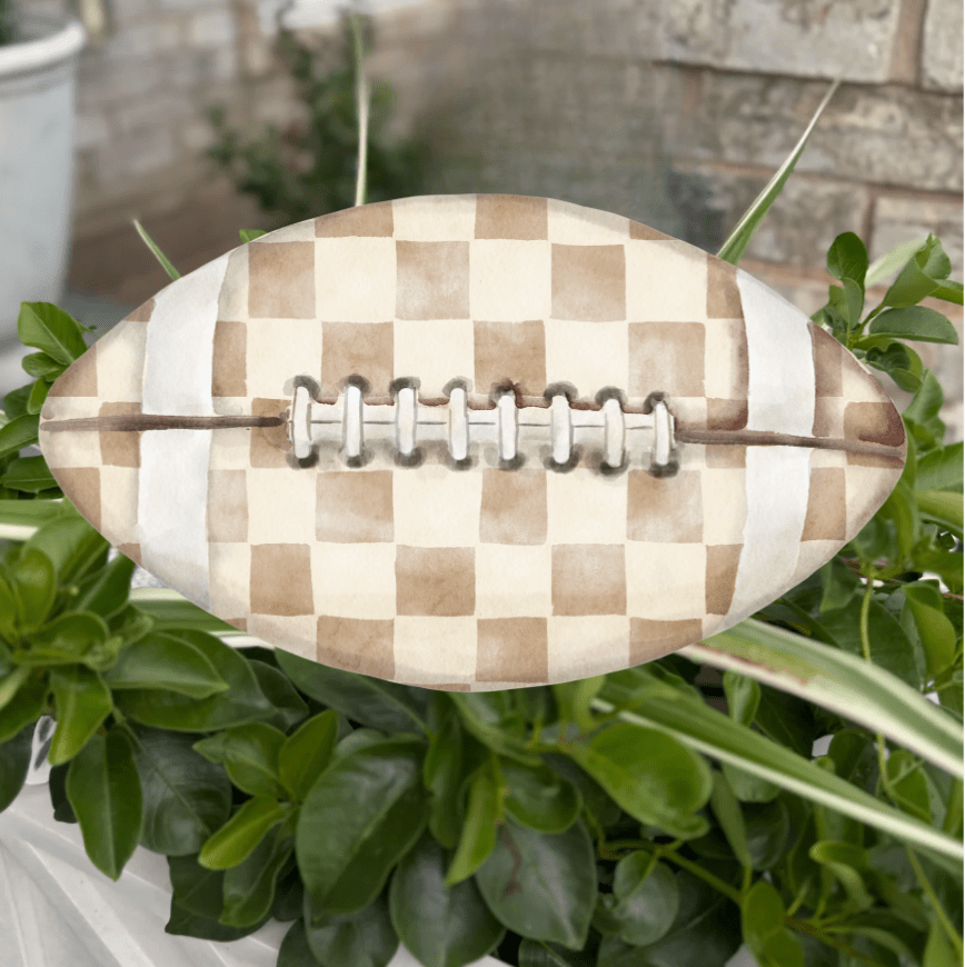 PRE ORDER (Ships 8/31) Double Sided Football Garden Stake