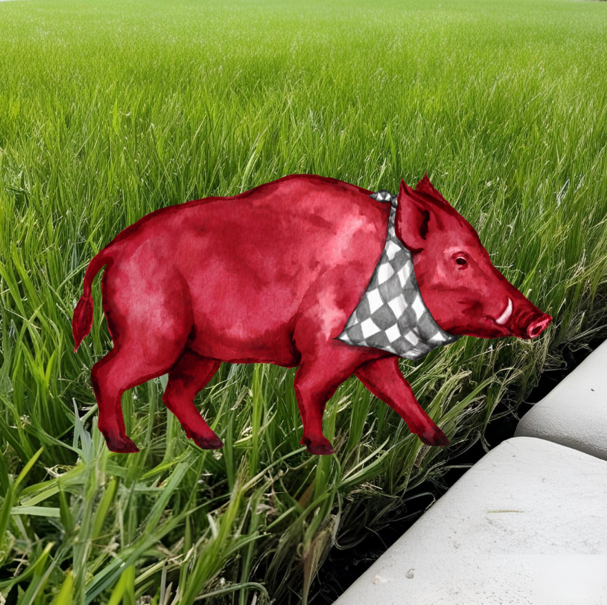 Crimson Hog Garden Stake