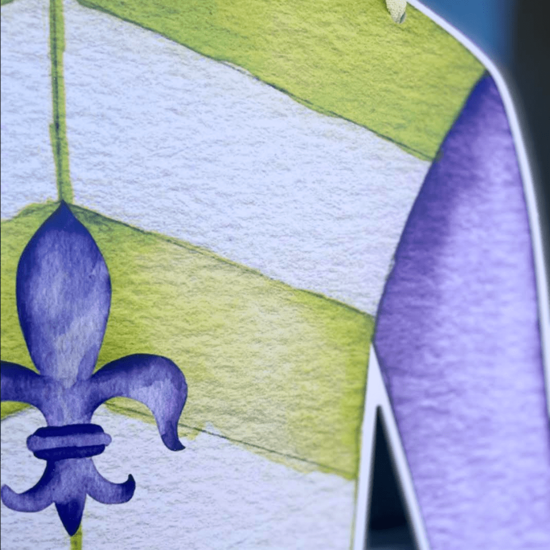 Racing Silk (Purple)- Door Hanger