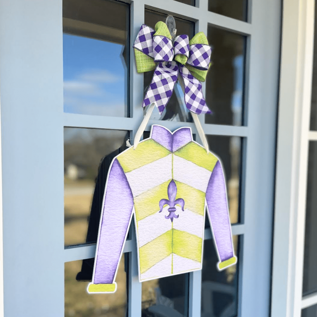 Racing Silk (Purple) Door Hanger