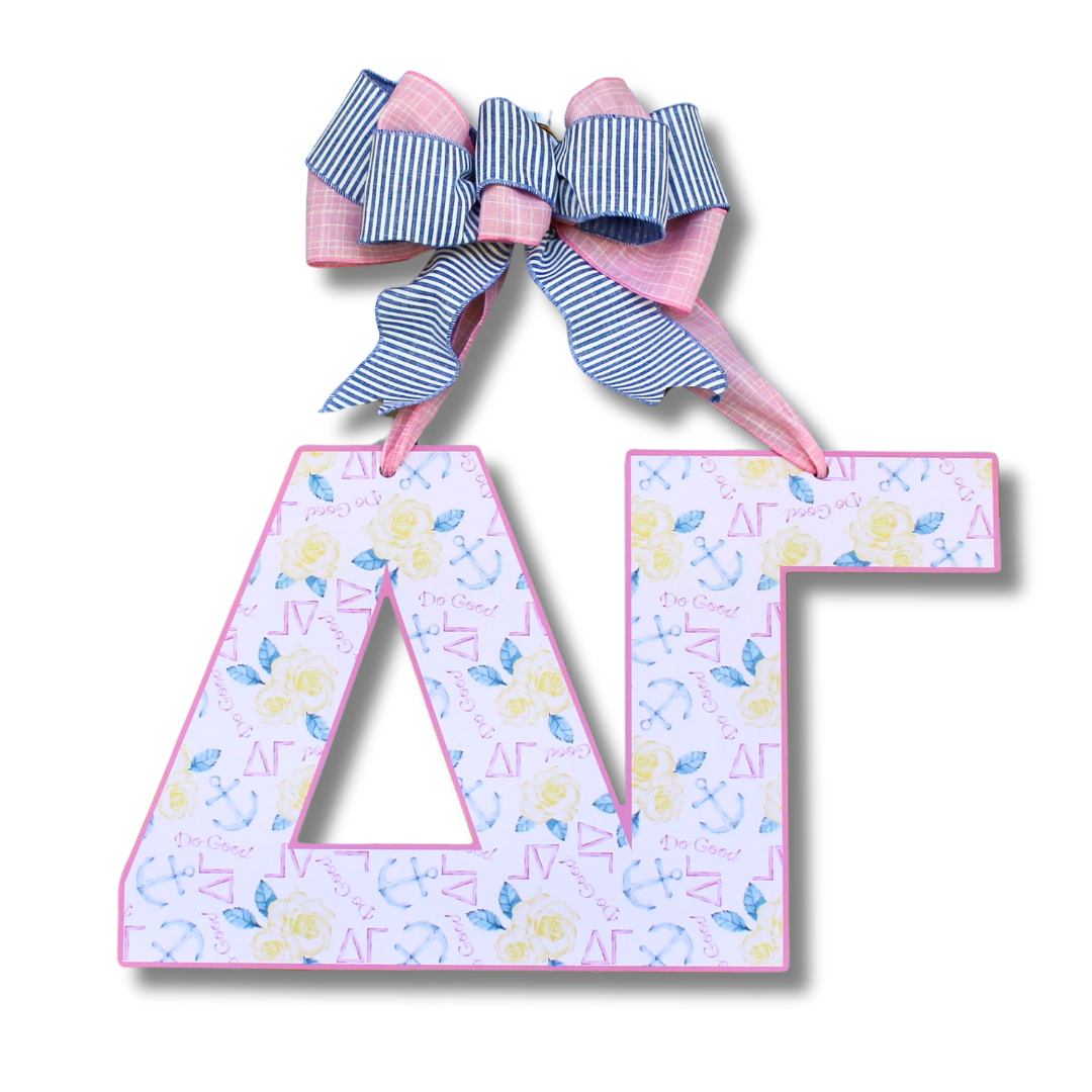 Delta Gamma Door Hanger