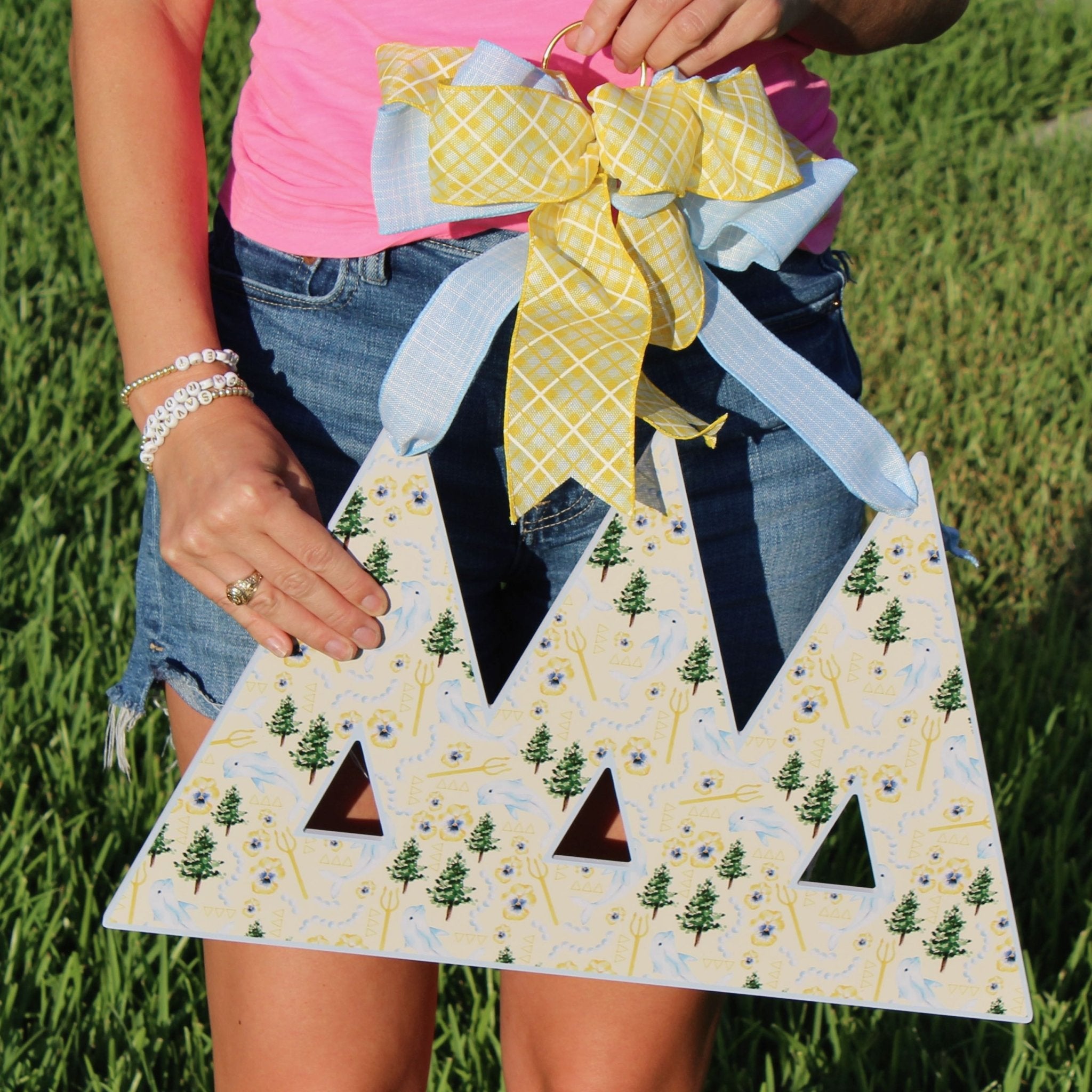Tri Delta Door Hanger