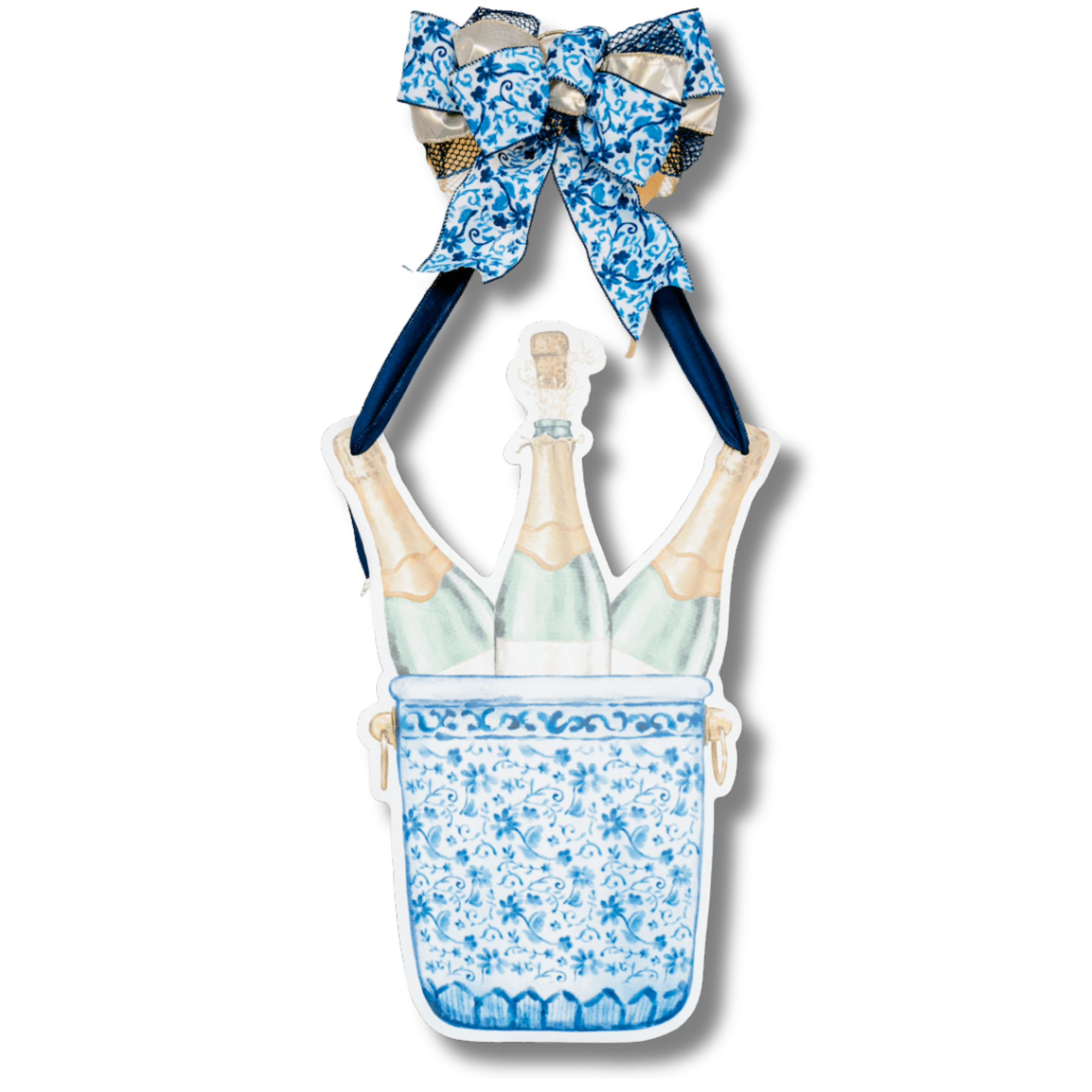 Pop the Bubbly Door Hanger