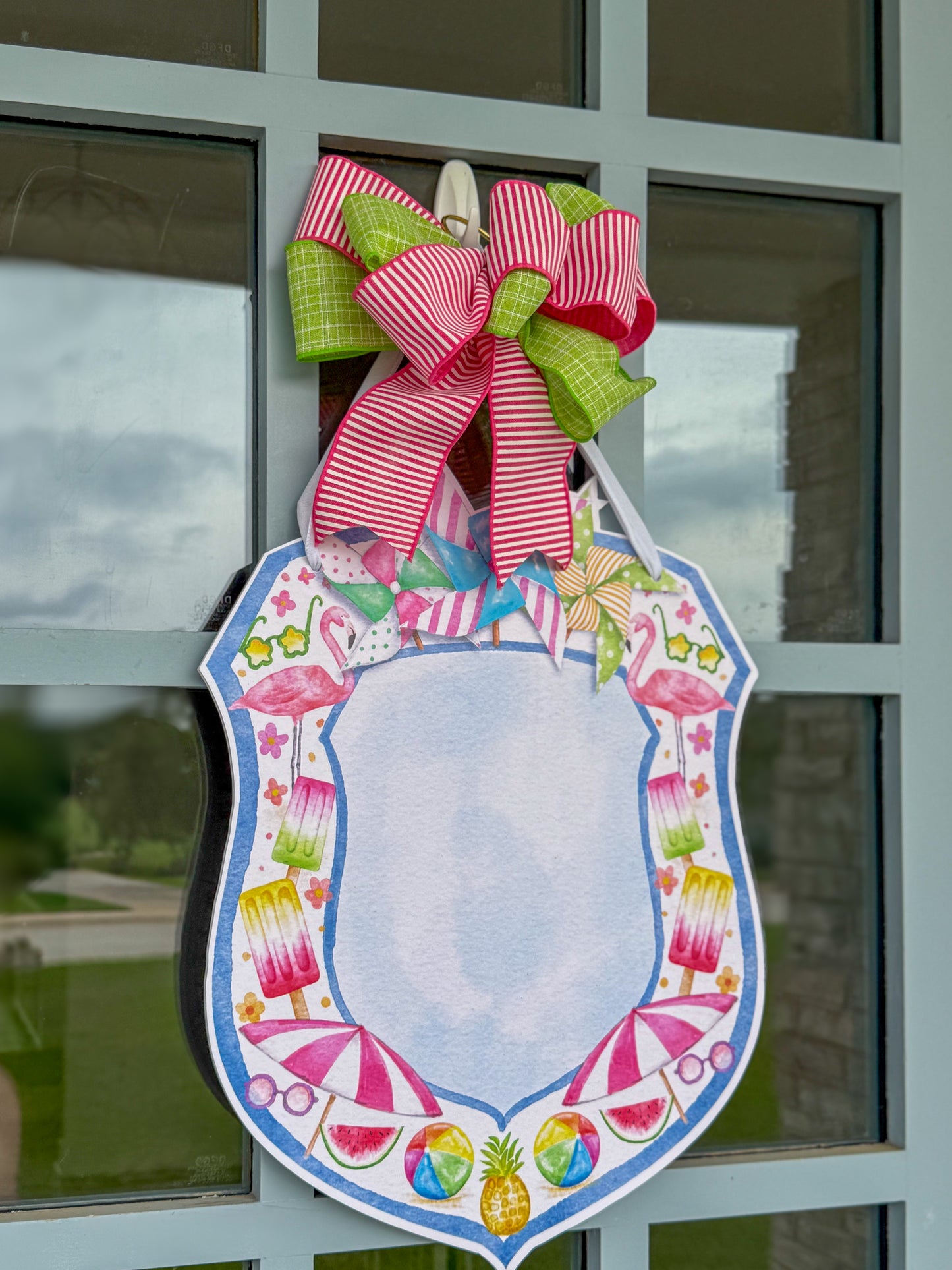 Fireworks & Flip Flops- Door Hanger