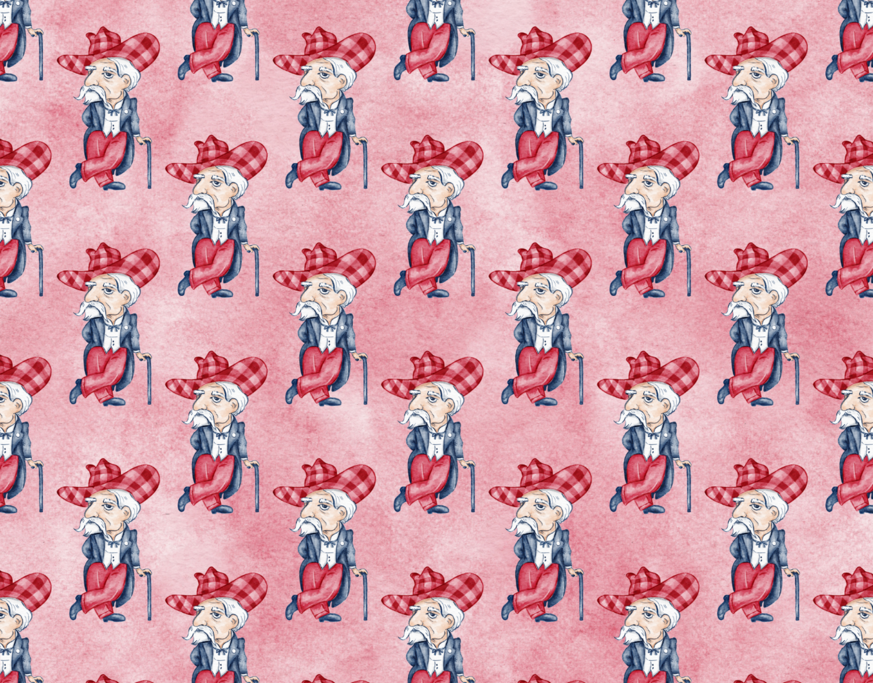 Red & Blue Reb Notecard Set