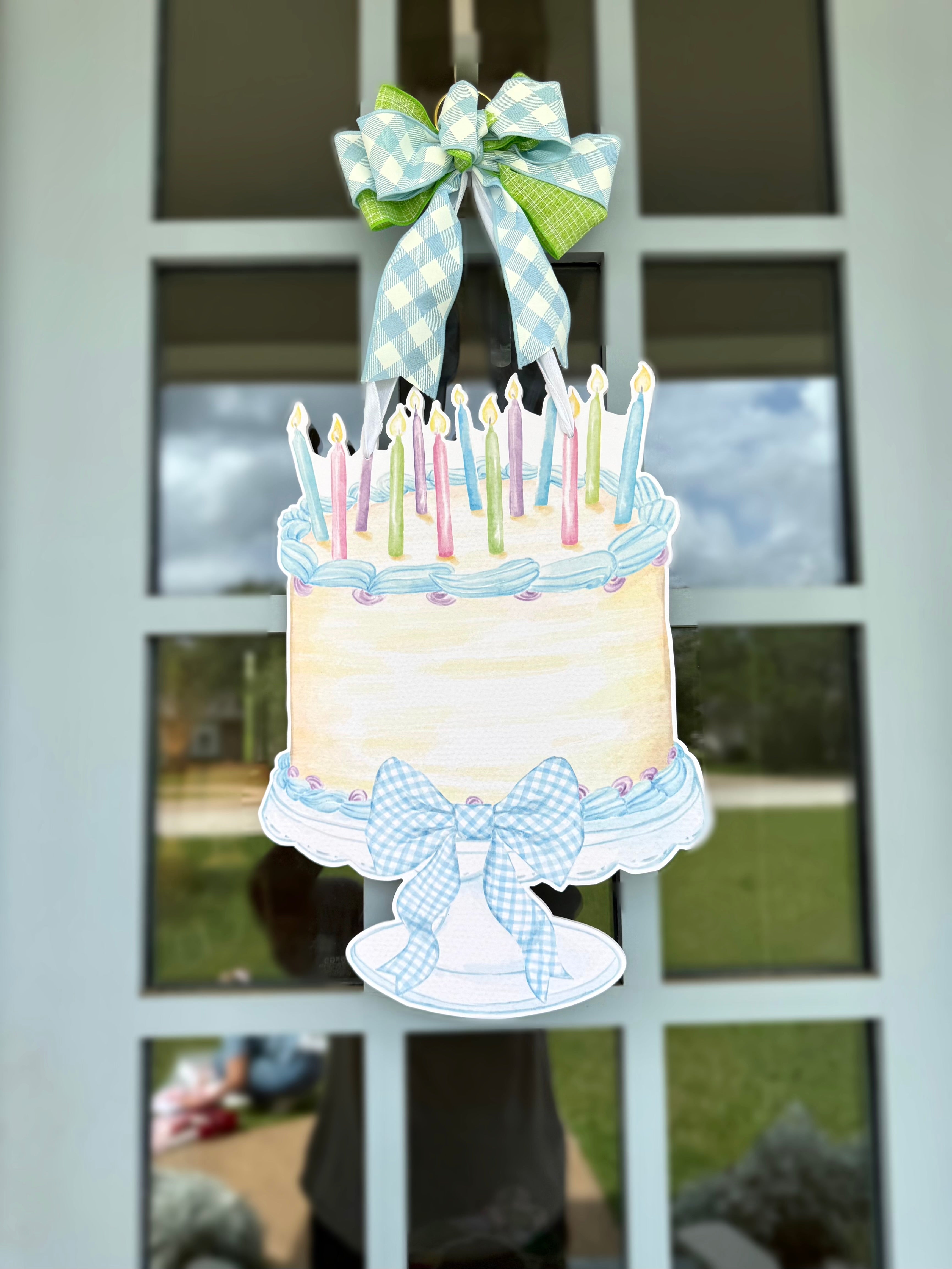 Let's Eat Cake Door Hanger