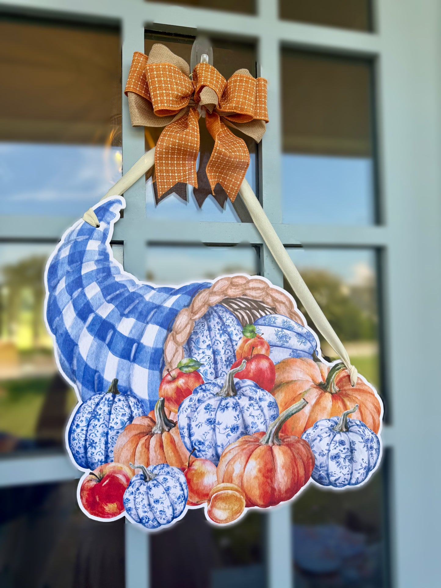 PRE ORDER (Ships 9/25) Cornucopia Reversible Duet Door Hanger