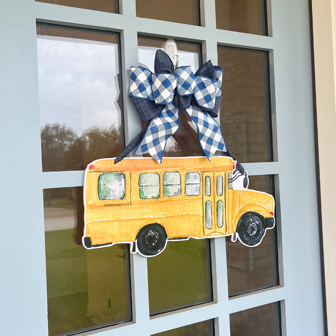 Wheels on the Bus- Door Hanger (FPE x Katie Corley)