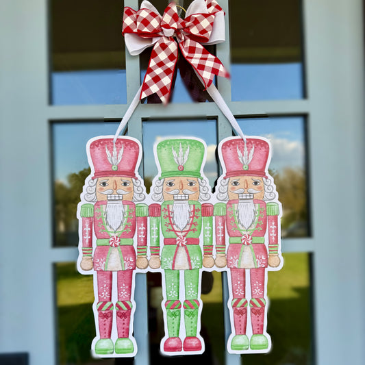 March of the Nutcrackers Reversible Door Hanger (Ships Nov 3)