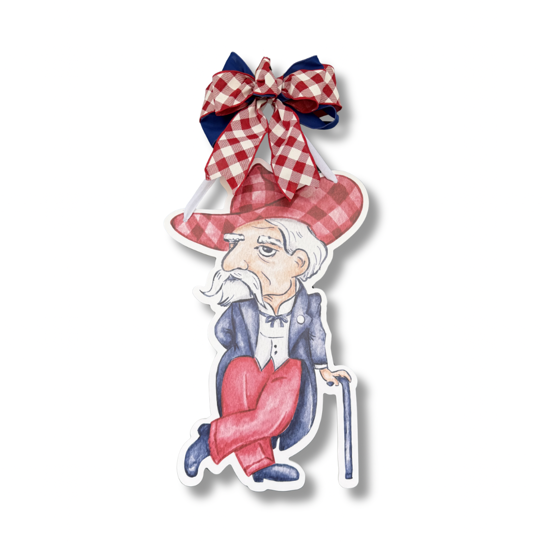 Red & Blue Reb Door Hanger