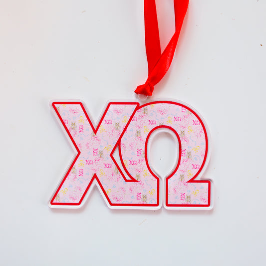 Chi Omega Ornament