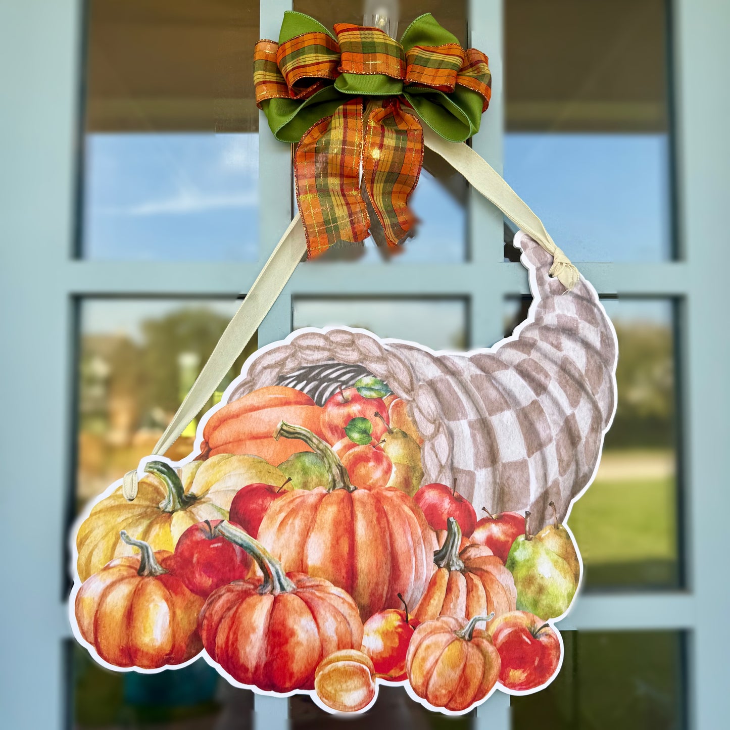 PRE ORDER (Ships 9/25) Cornucopia Reversible Duet Door Hanger