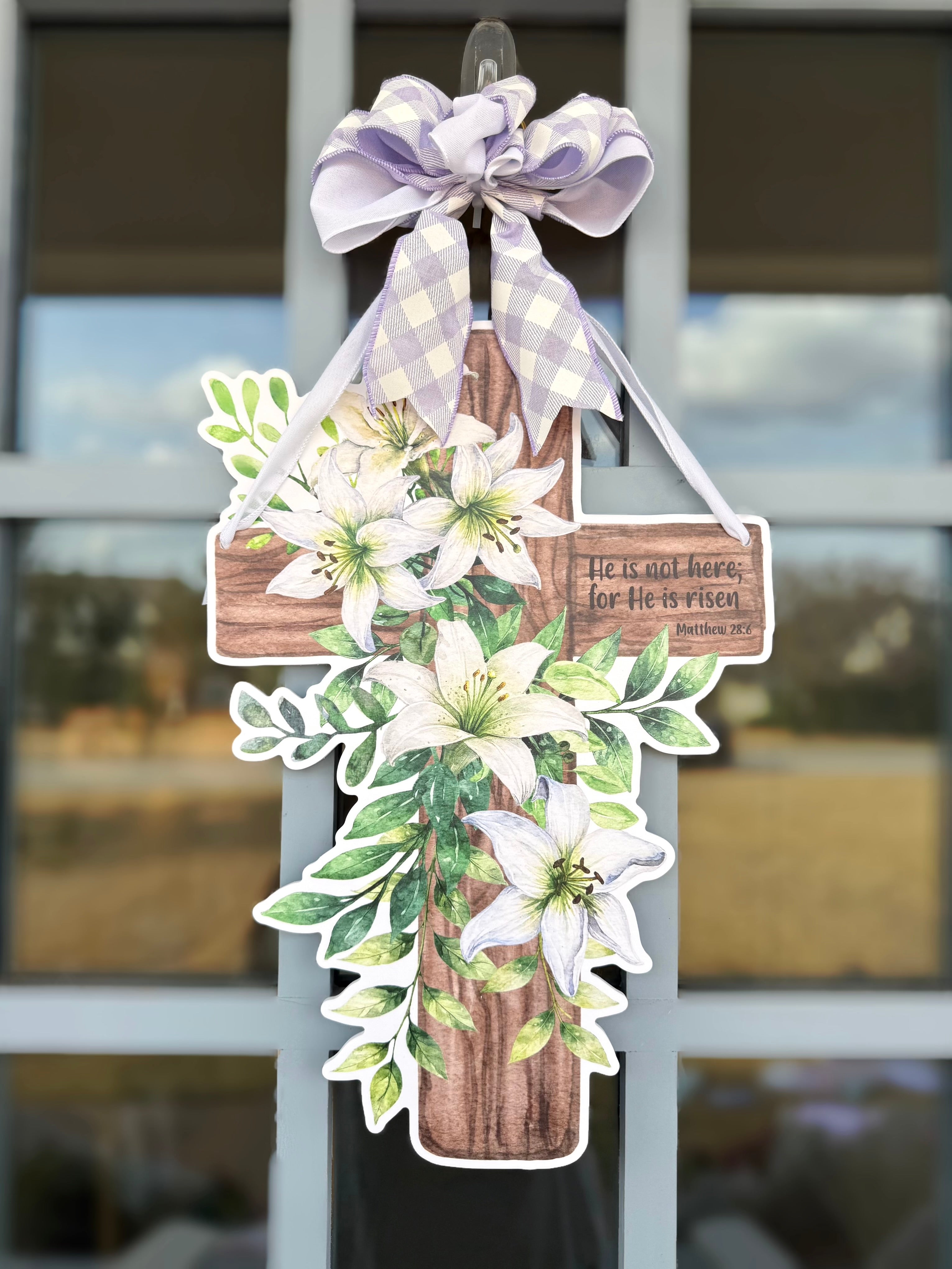 He is Risen Door Hanger
