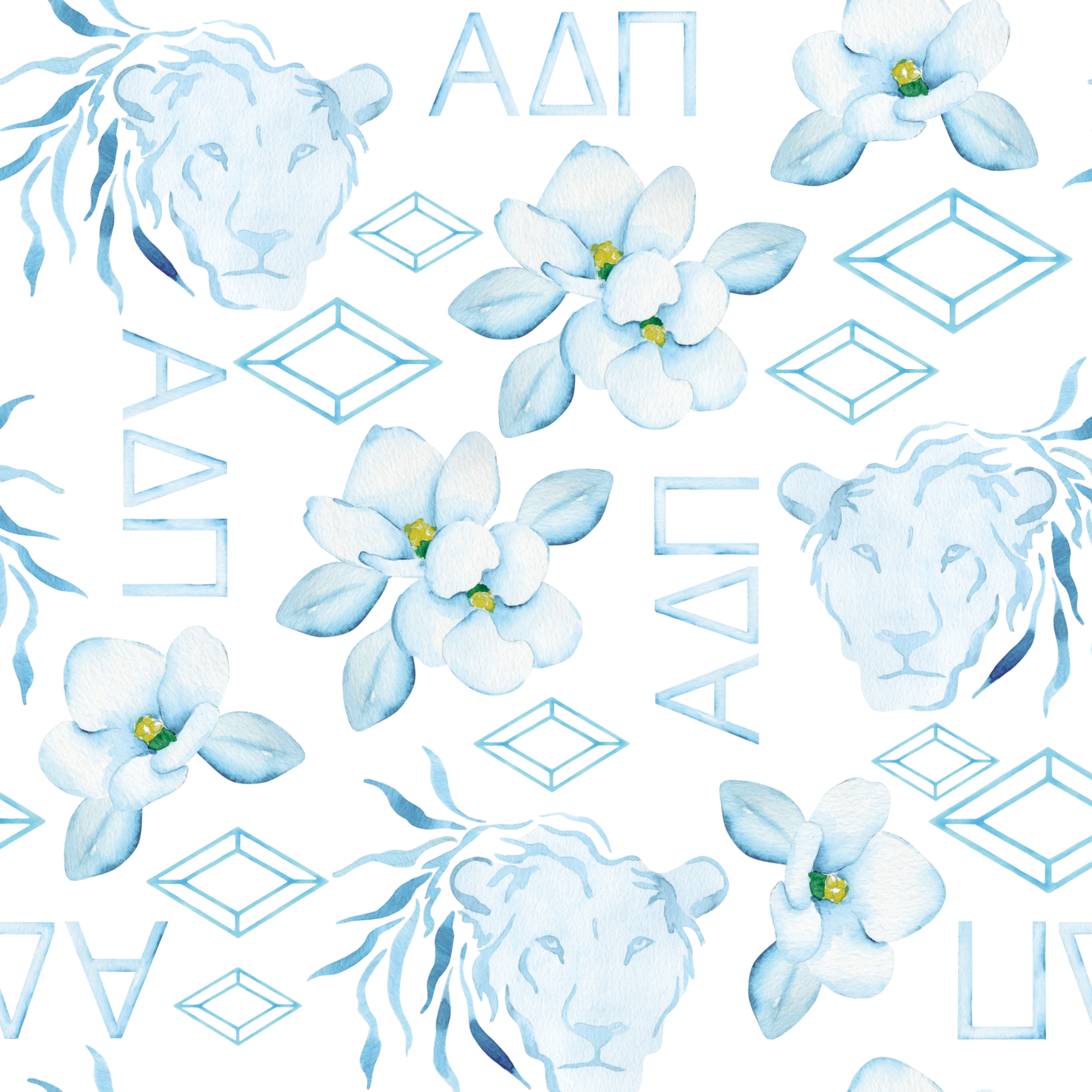 Alpha Delta Pi Reversible & Interchangeable Trinket Tray