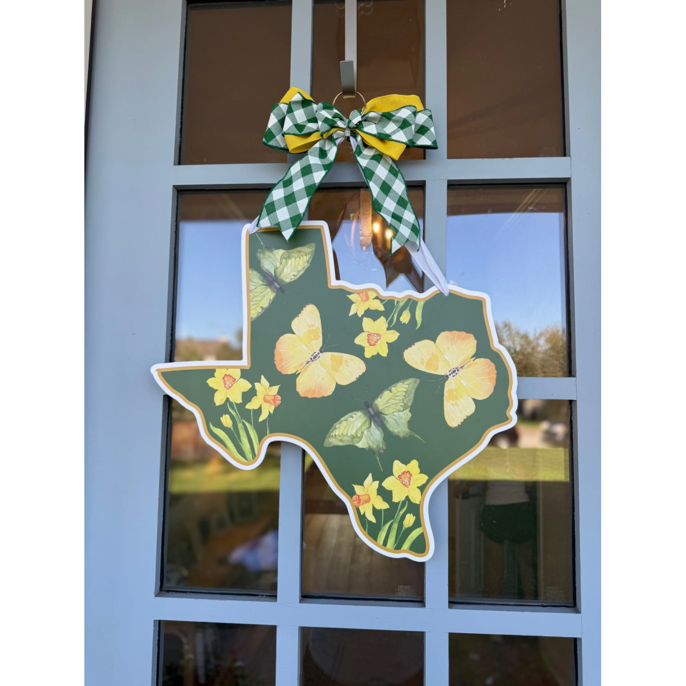 FPE x Catherine Cartie Green and Gold Texas Door Hanger