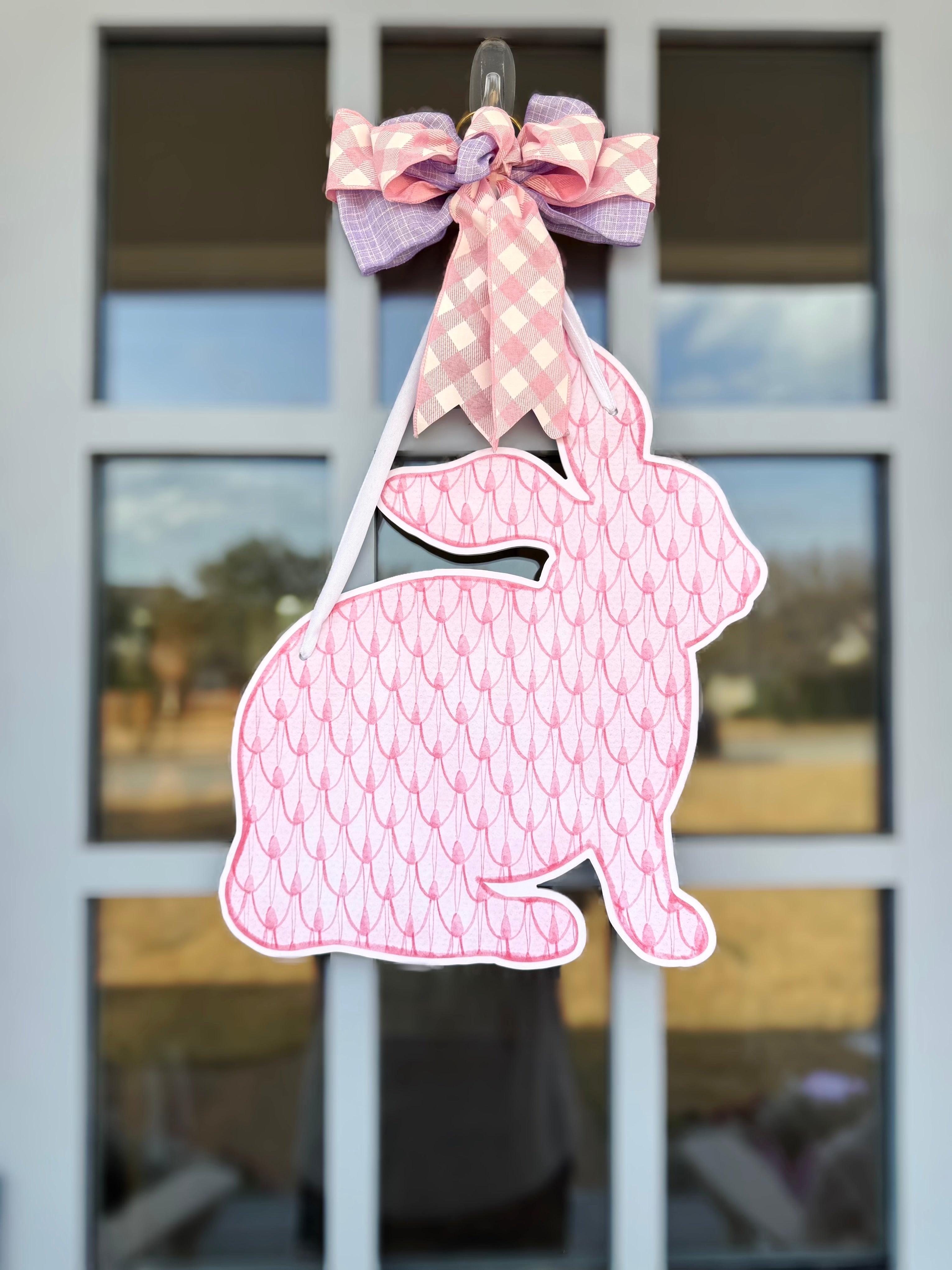 Heirloom Bunny Reversible Door Hanger
