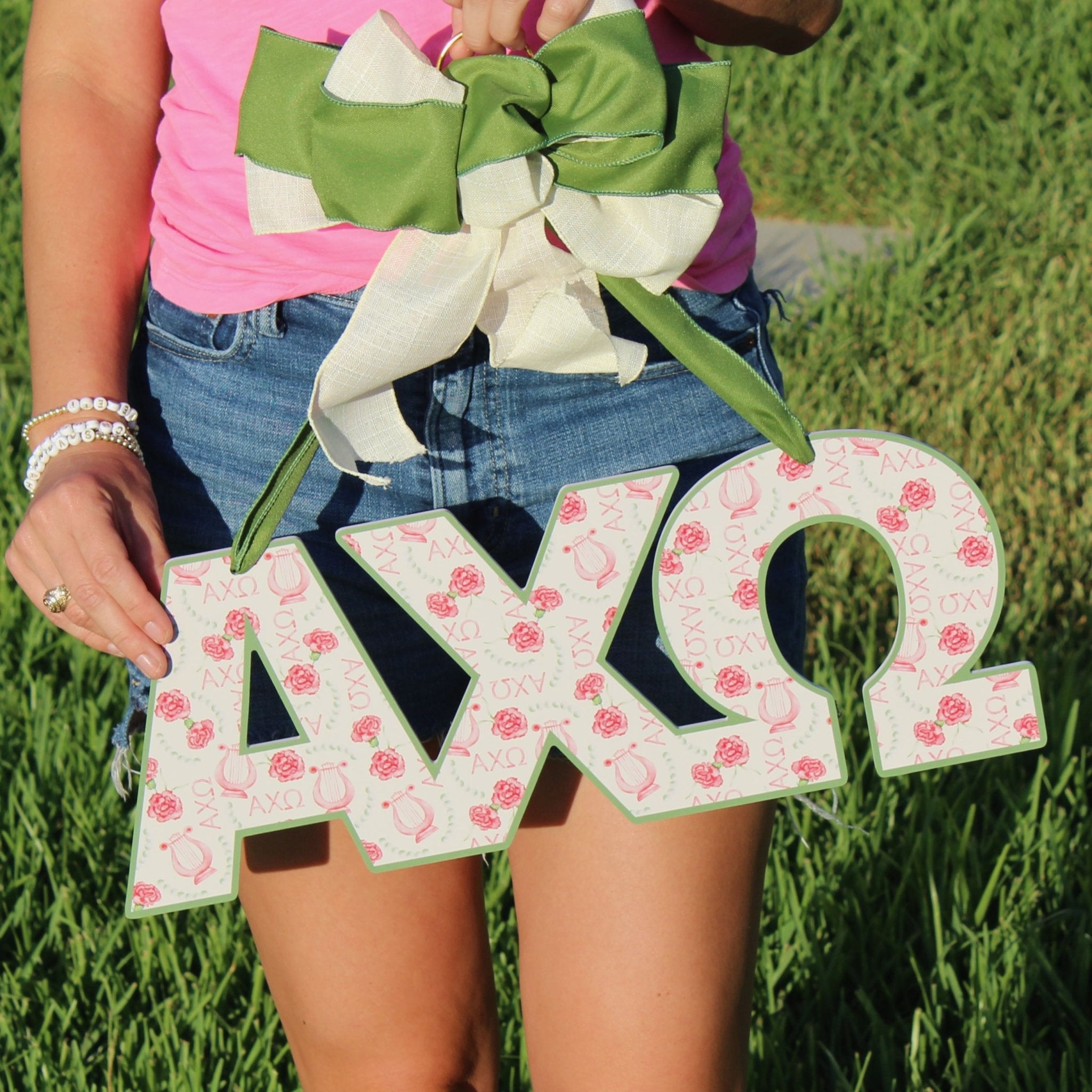 Alpha Chi Omega Door Hanger