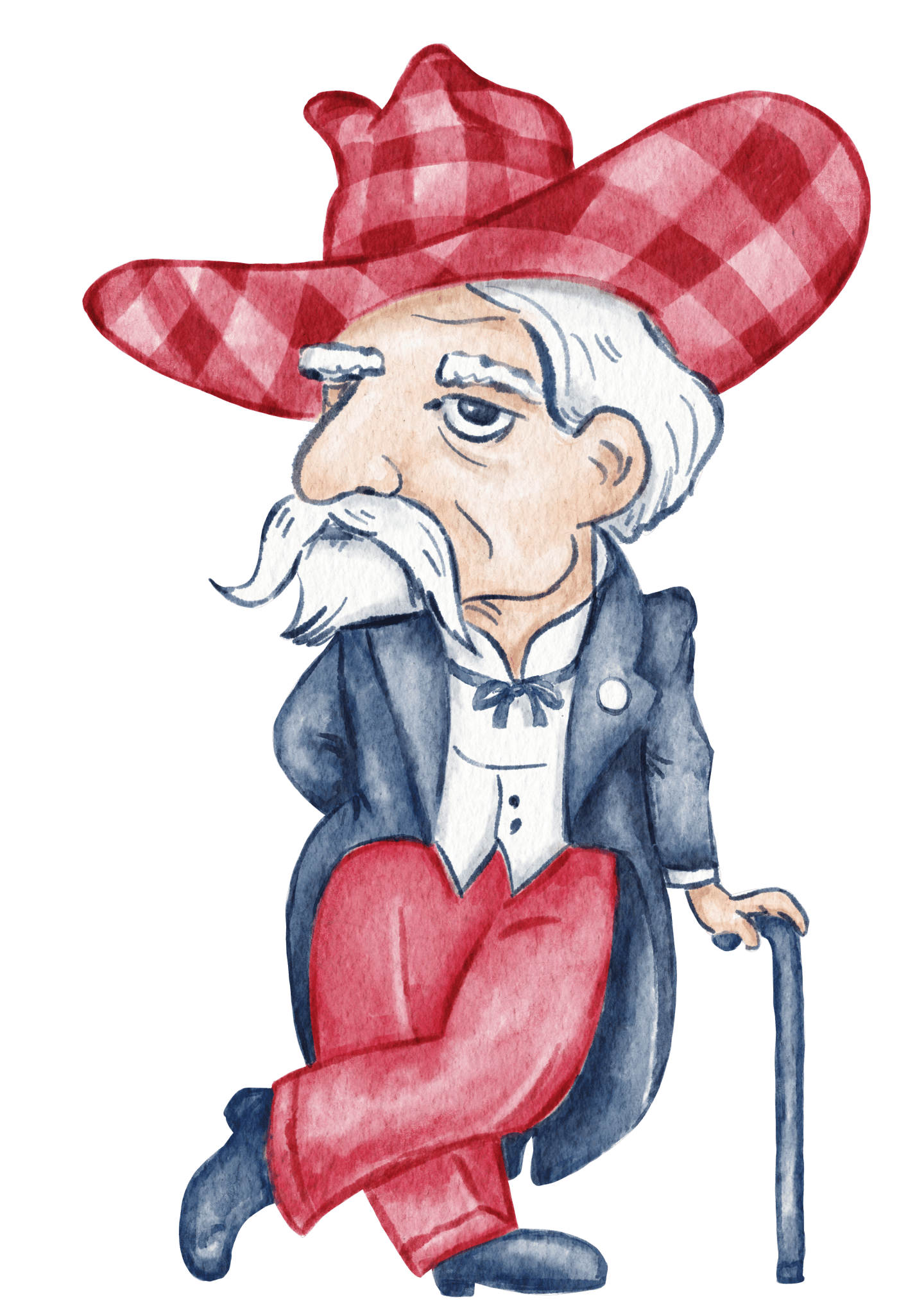 Red & Blue Reb Door Hanger