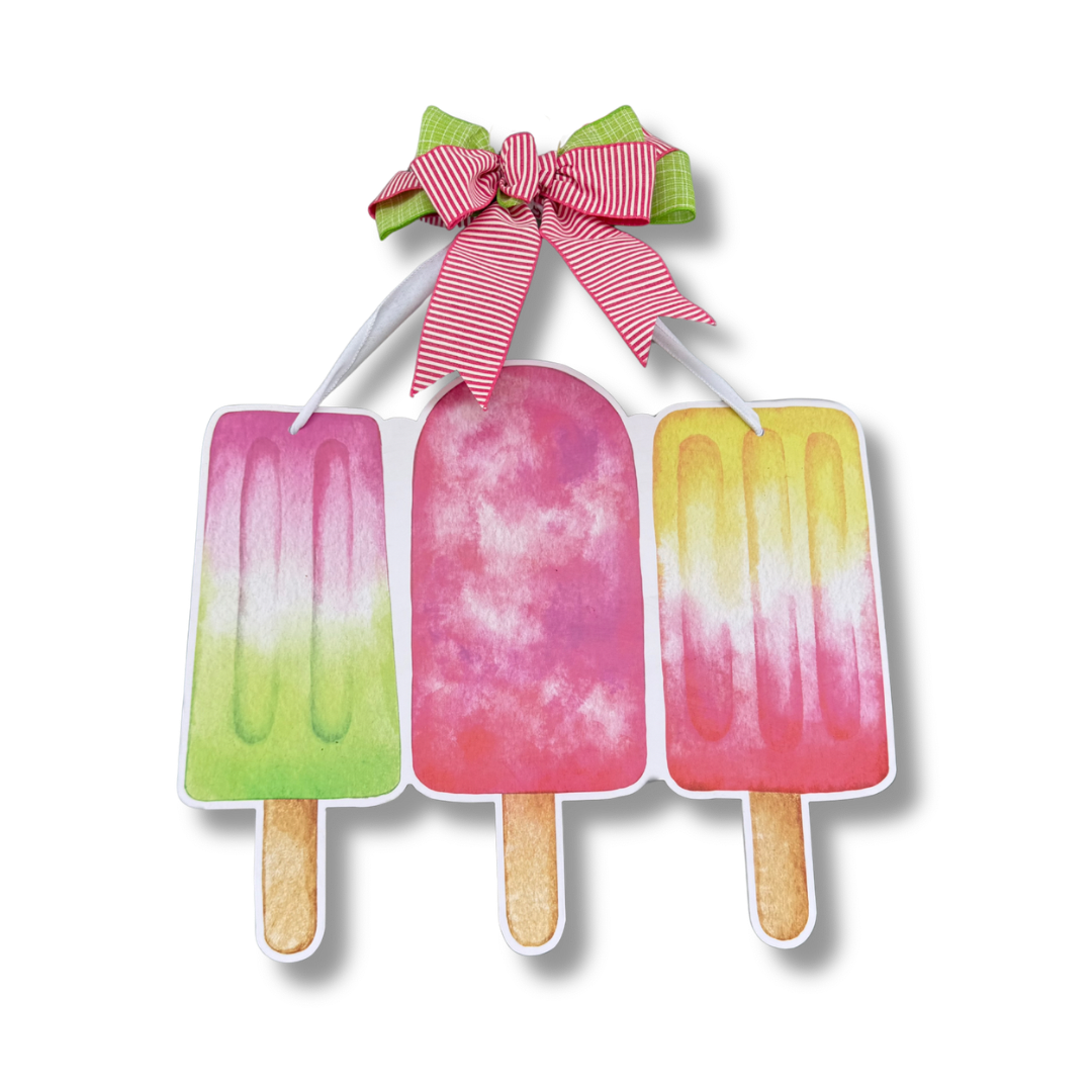 Frozen Treat Trio Door Hanger