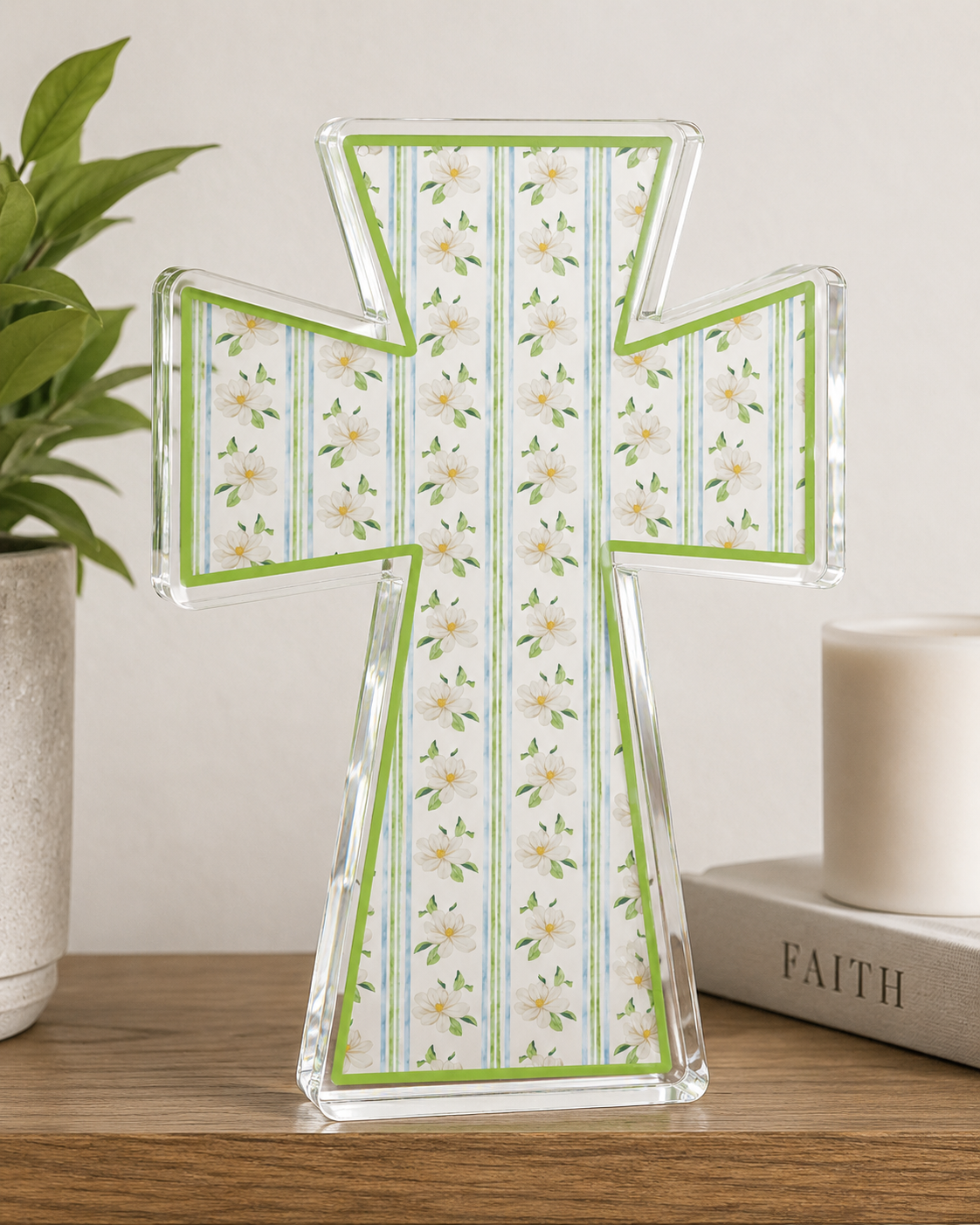 Magnolia Grace Cross Acrylic