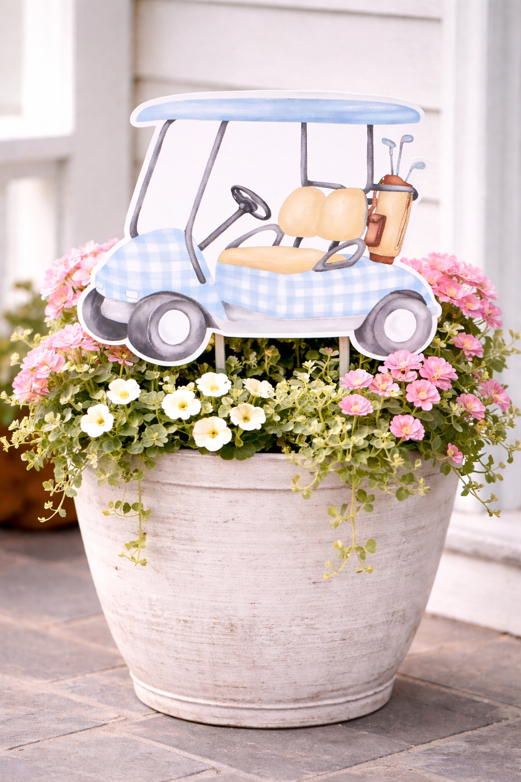 Tee Time Garden Stake