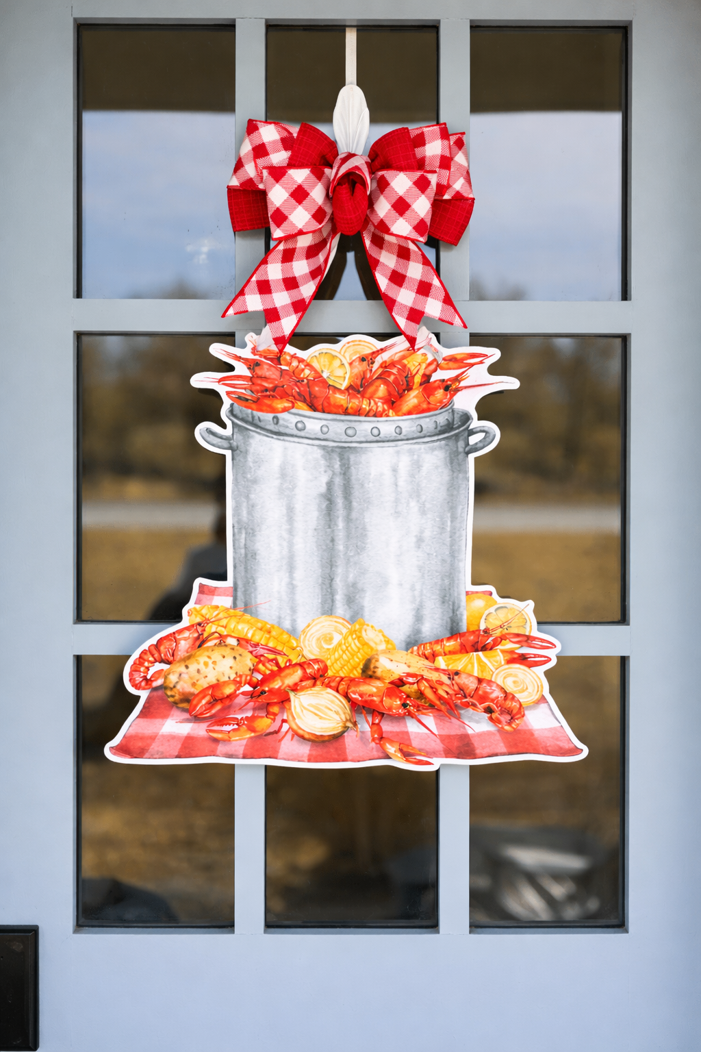 Let the Good Times Boil Door Hanger