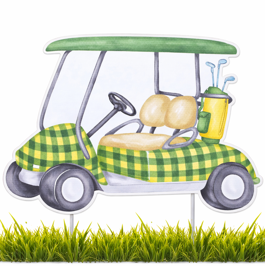 Tee Time Garden Stake Championship Edition