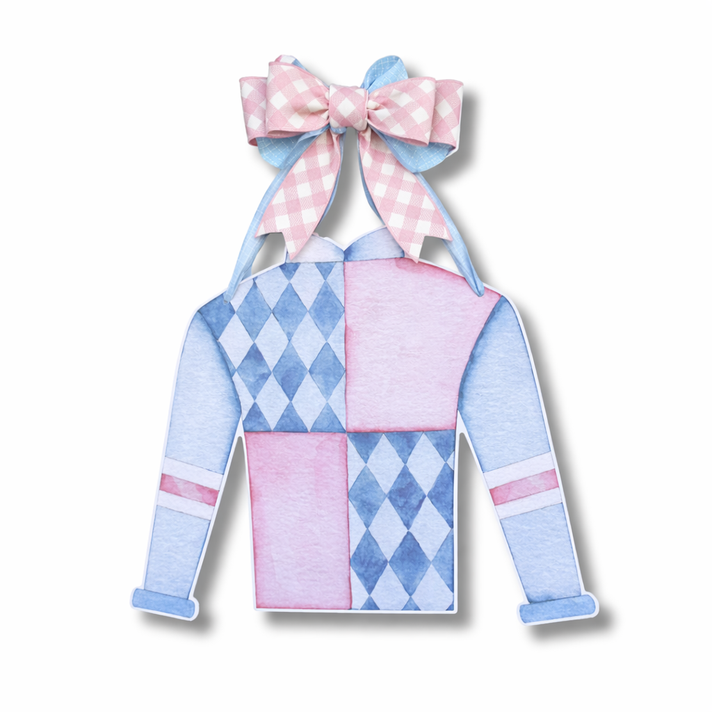 Racing Silk (Pink) Door Hanger