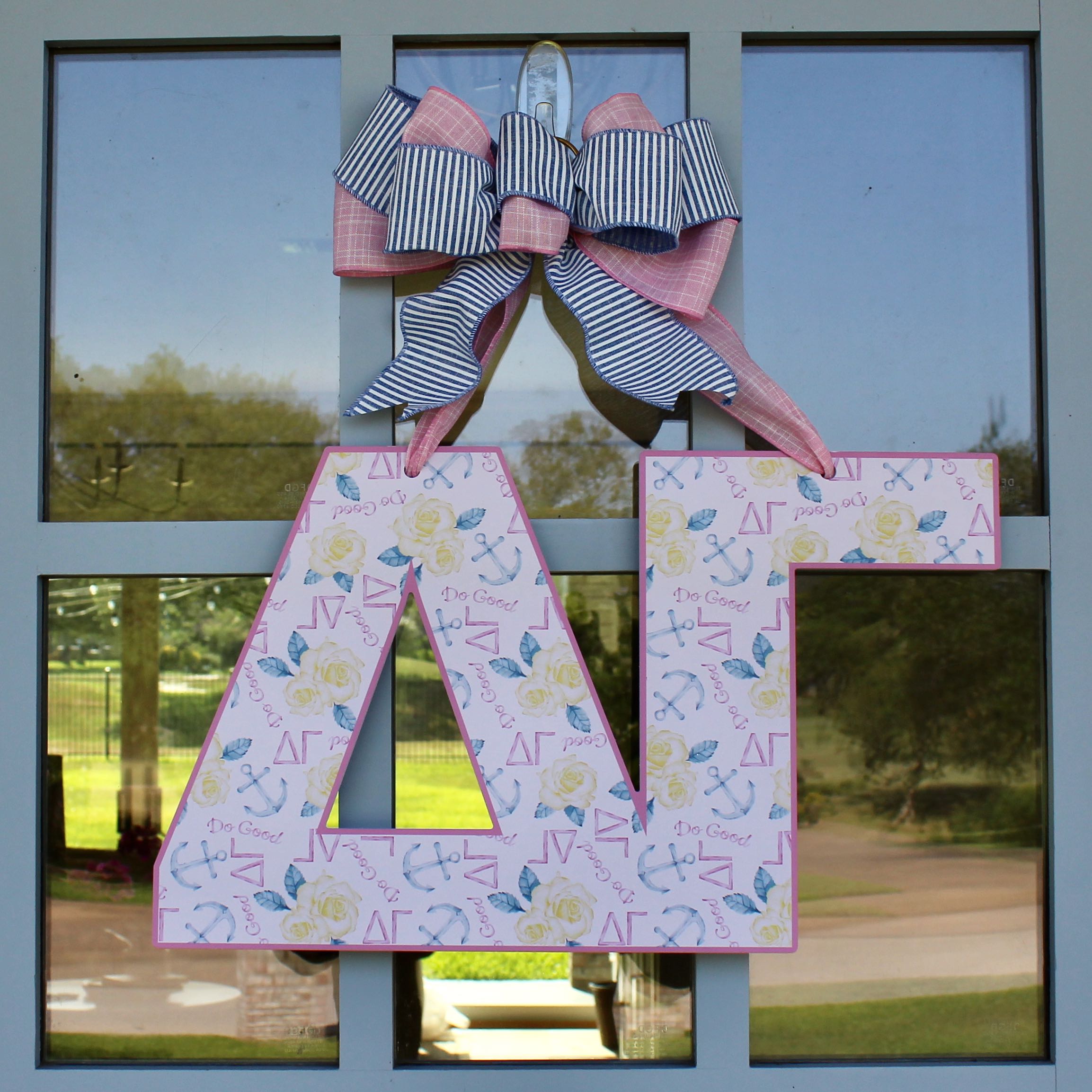 Delta Gamma Door Hanger