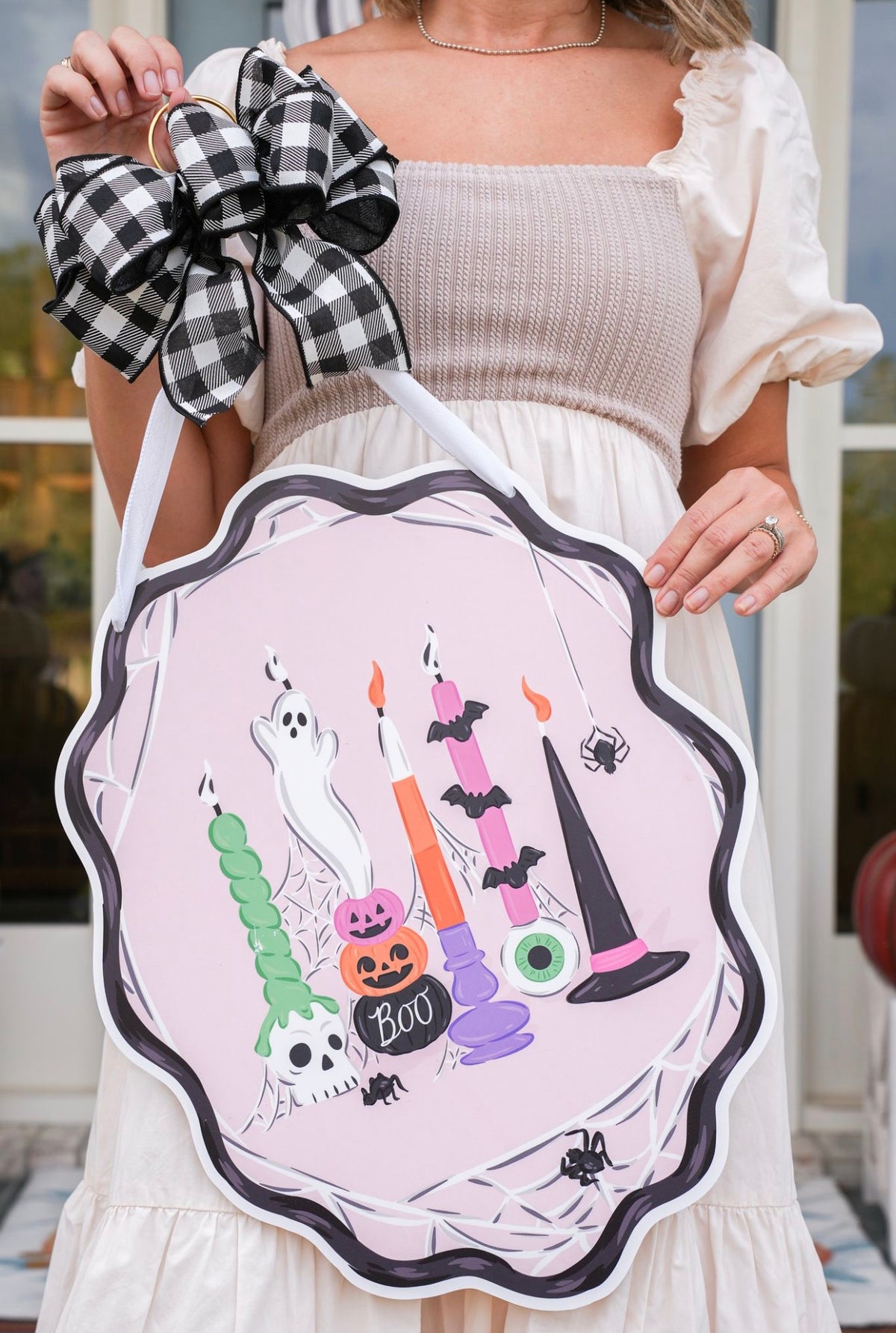 Flicker and Frights Door Hanger