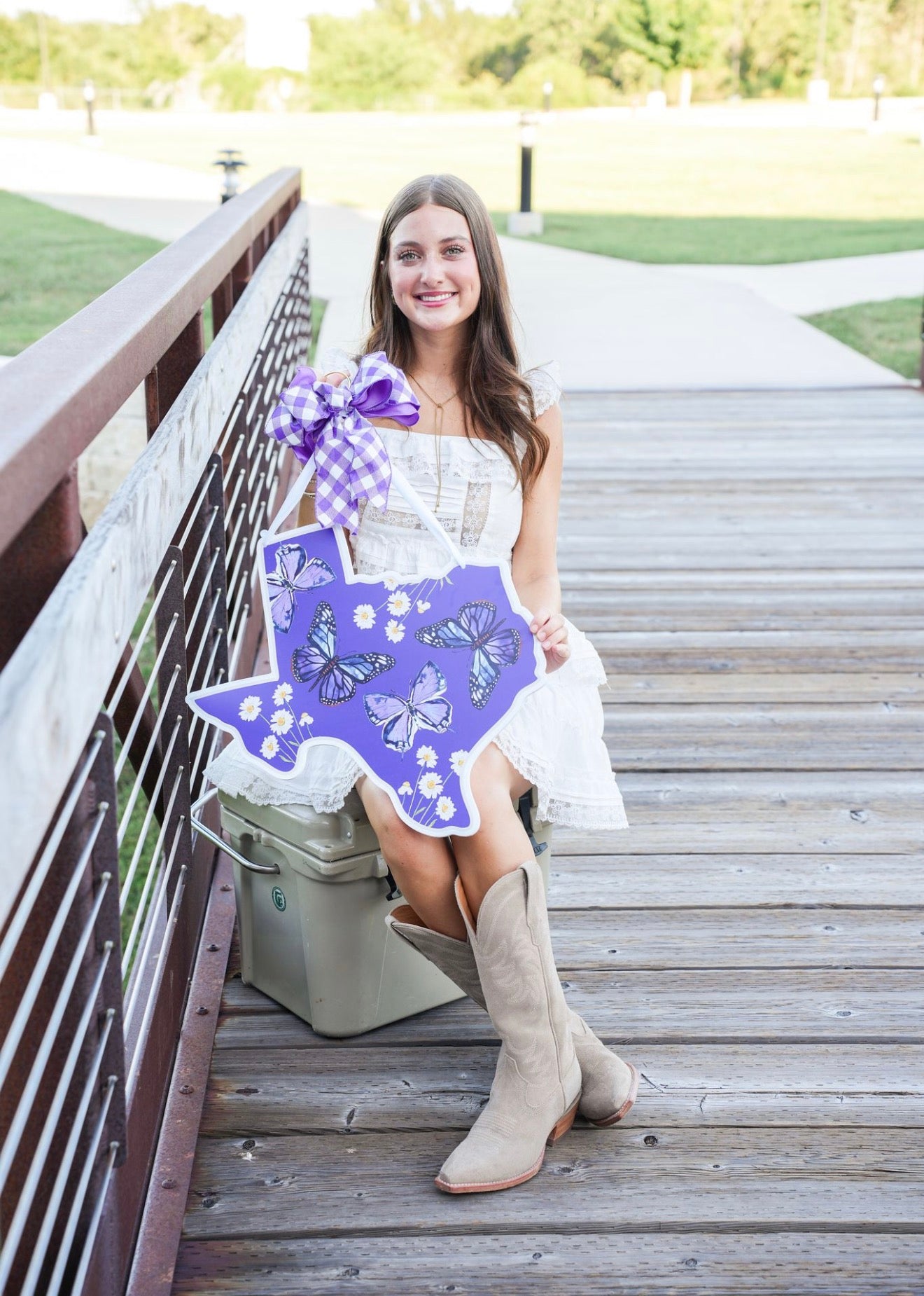 FPE x Catherine Cartie Purple Texas Door Hanger