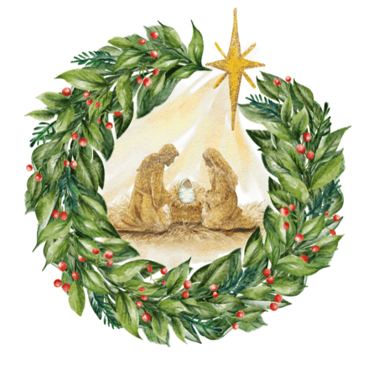 Oh Holy Night Door Hanger (Ships Nov 3)
