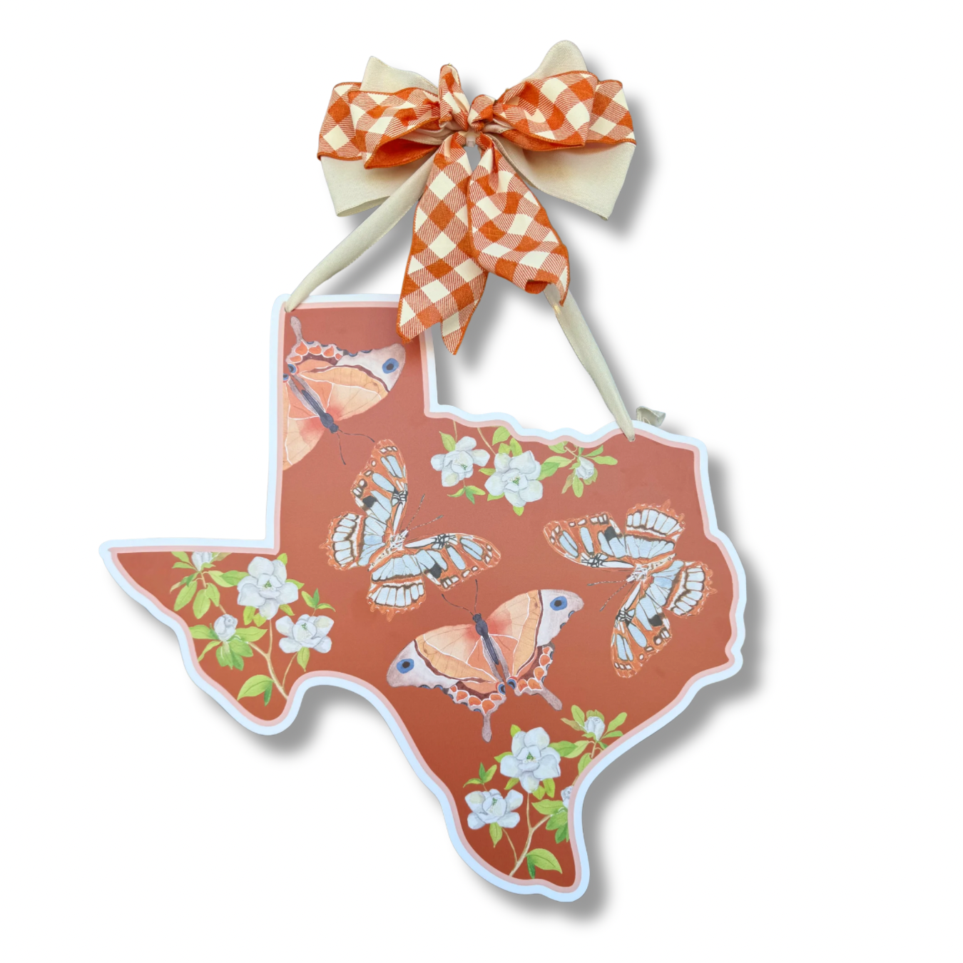 FPE x Catherine Cartie Burnt Orange Texas Door Hanger