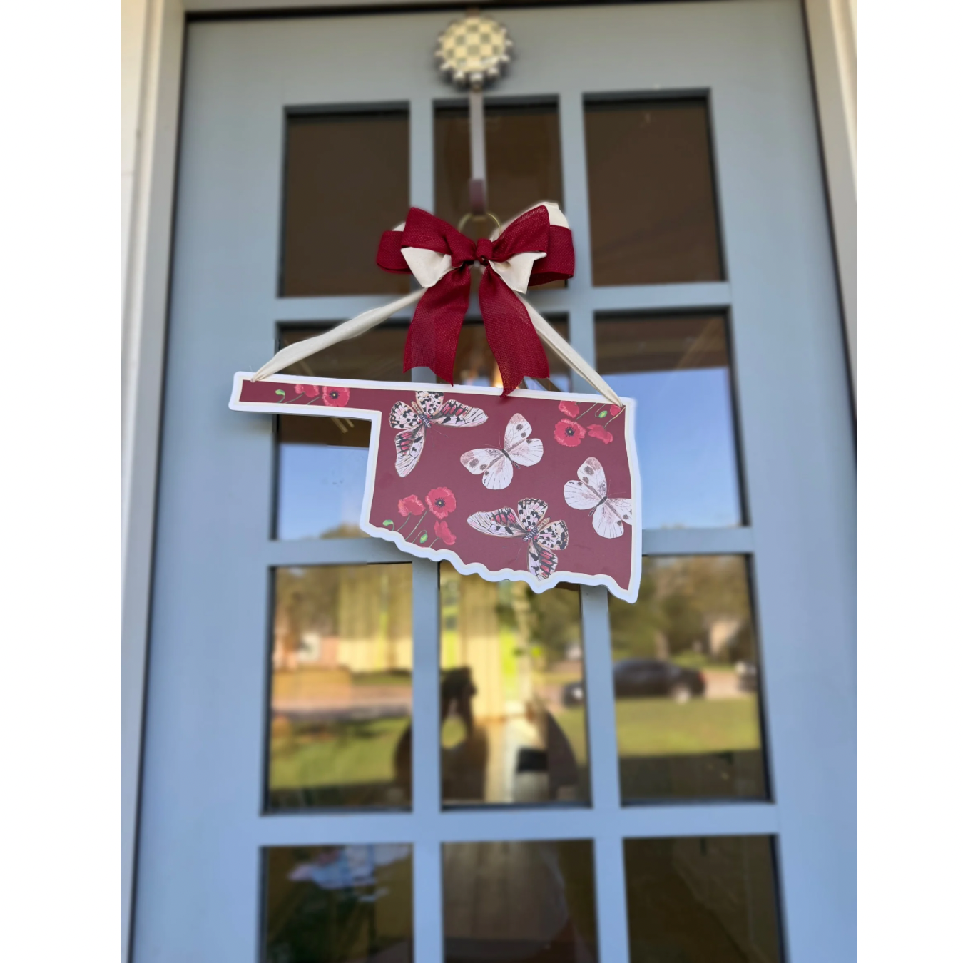 FPE x Catherine Cartie Crimson Oklahoma Door Hanger