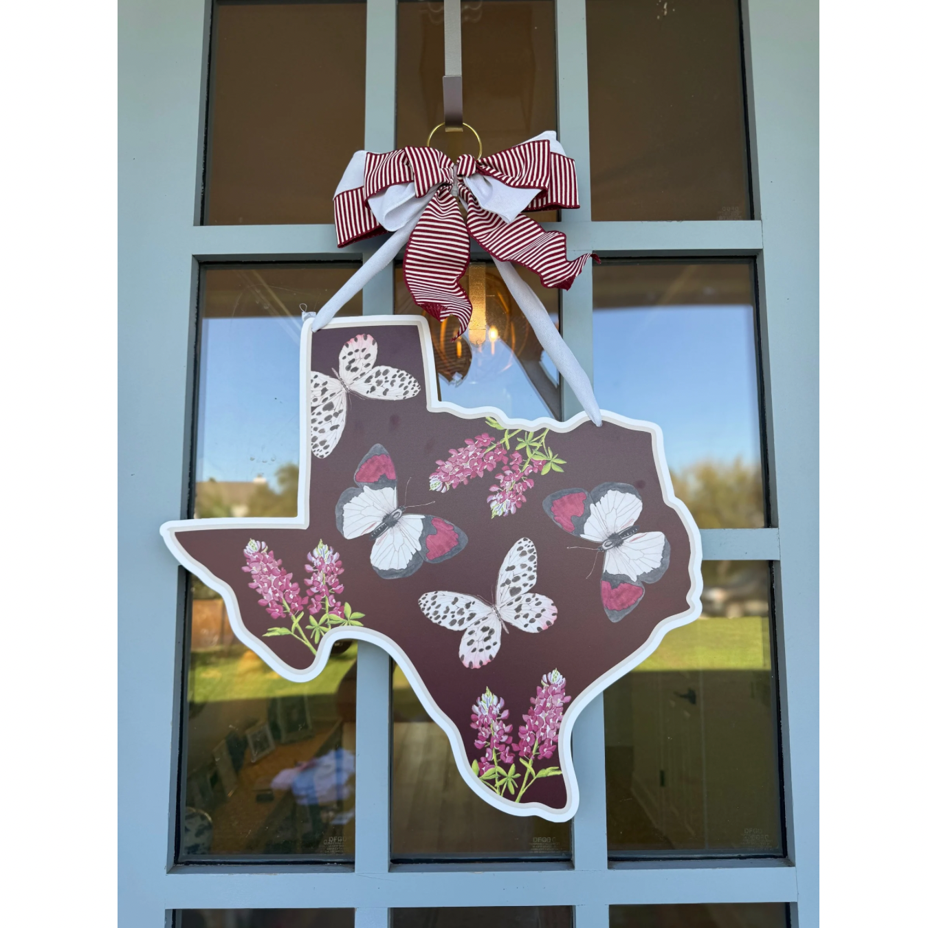 FPE x Catherine Cartie Maroon Texas Door Hanger