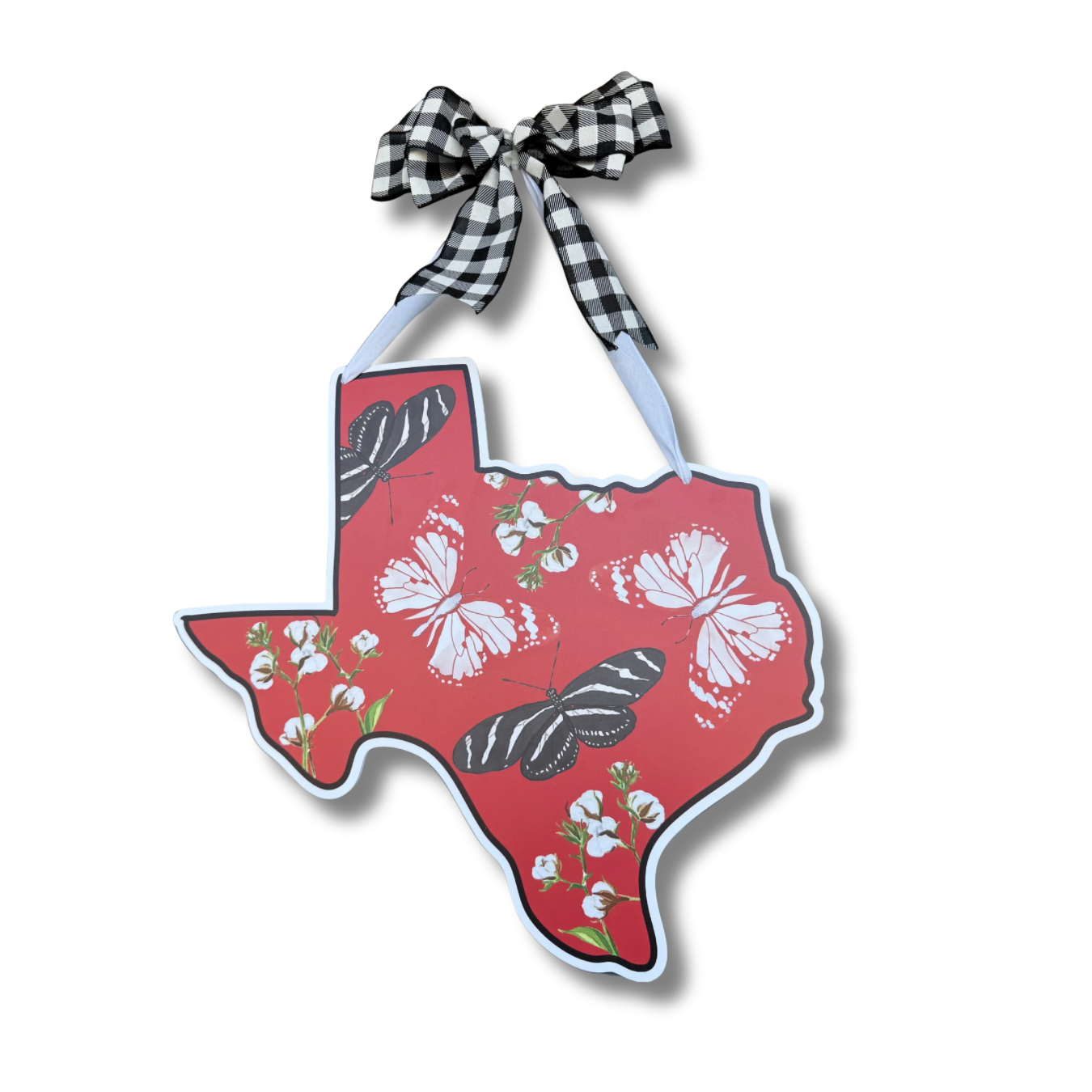FPE x Catherine Cartie Red and Black Texas Door Hanger