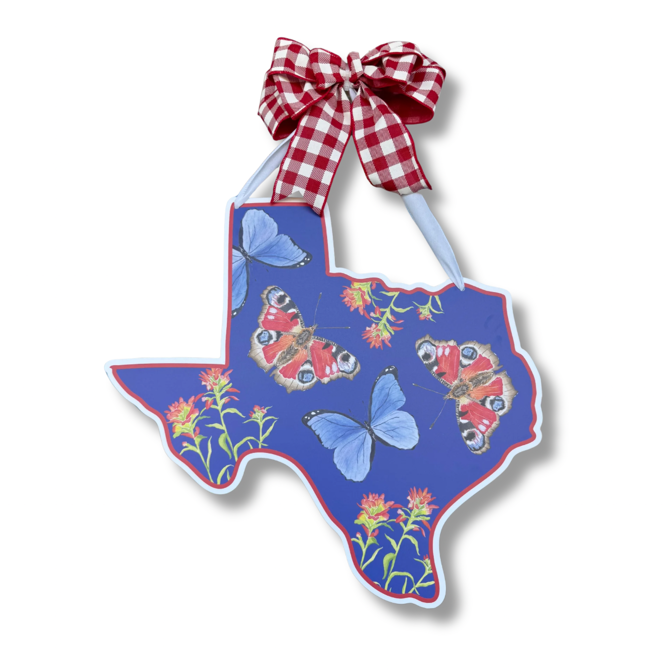 FPE x Catherine Cartie Blue and Red Texas Door Hanger