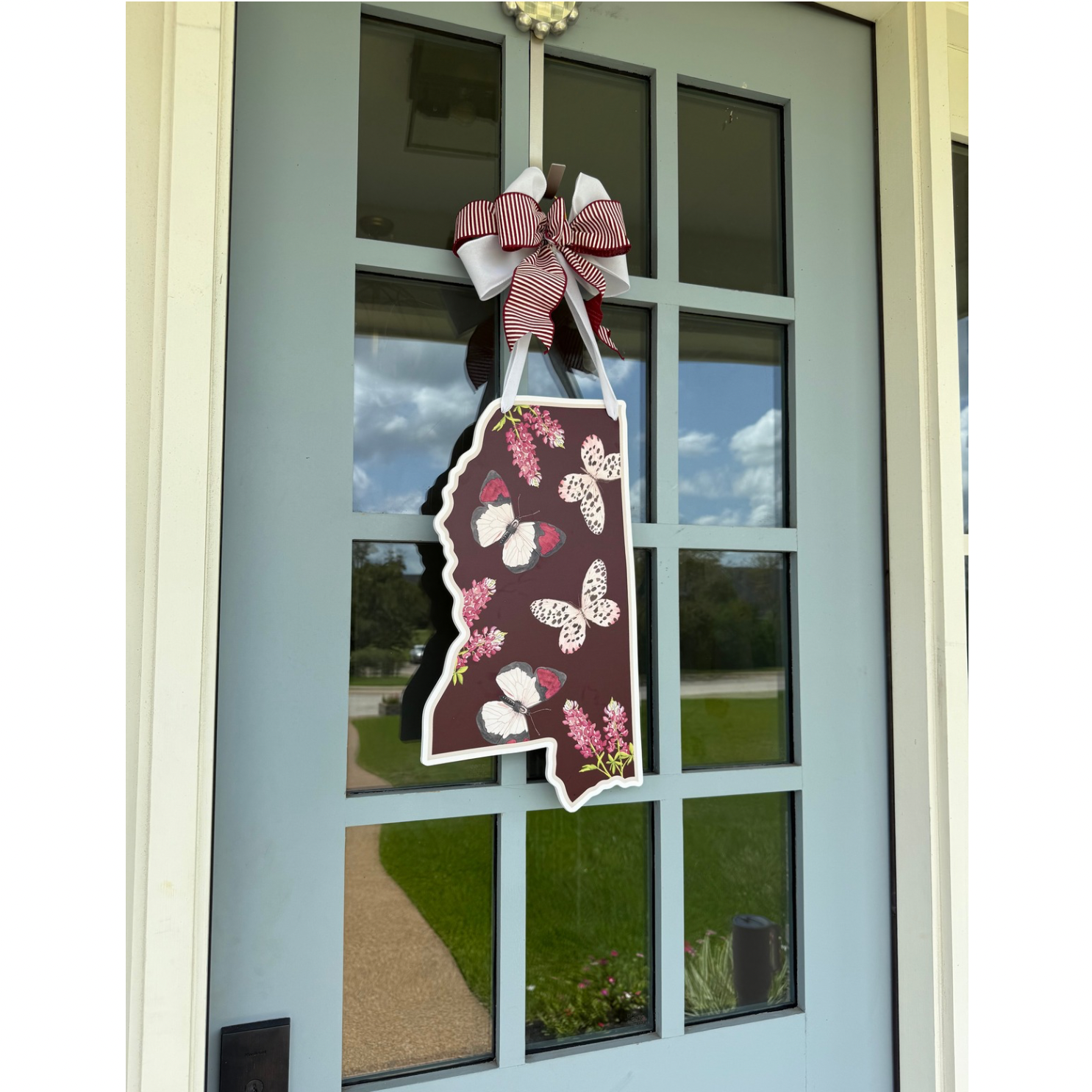FPE x Catherine Cartie Maroon Mississippi Door Hanger