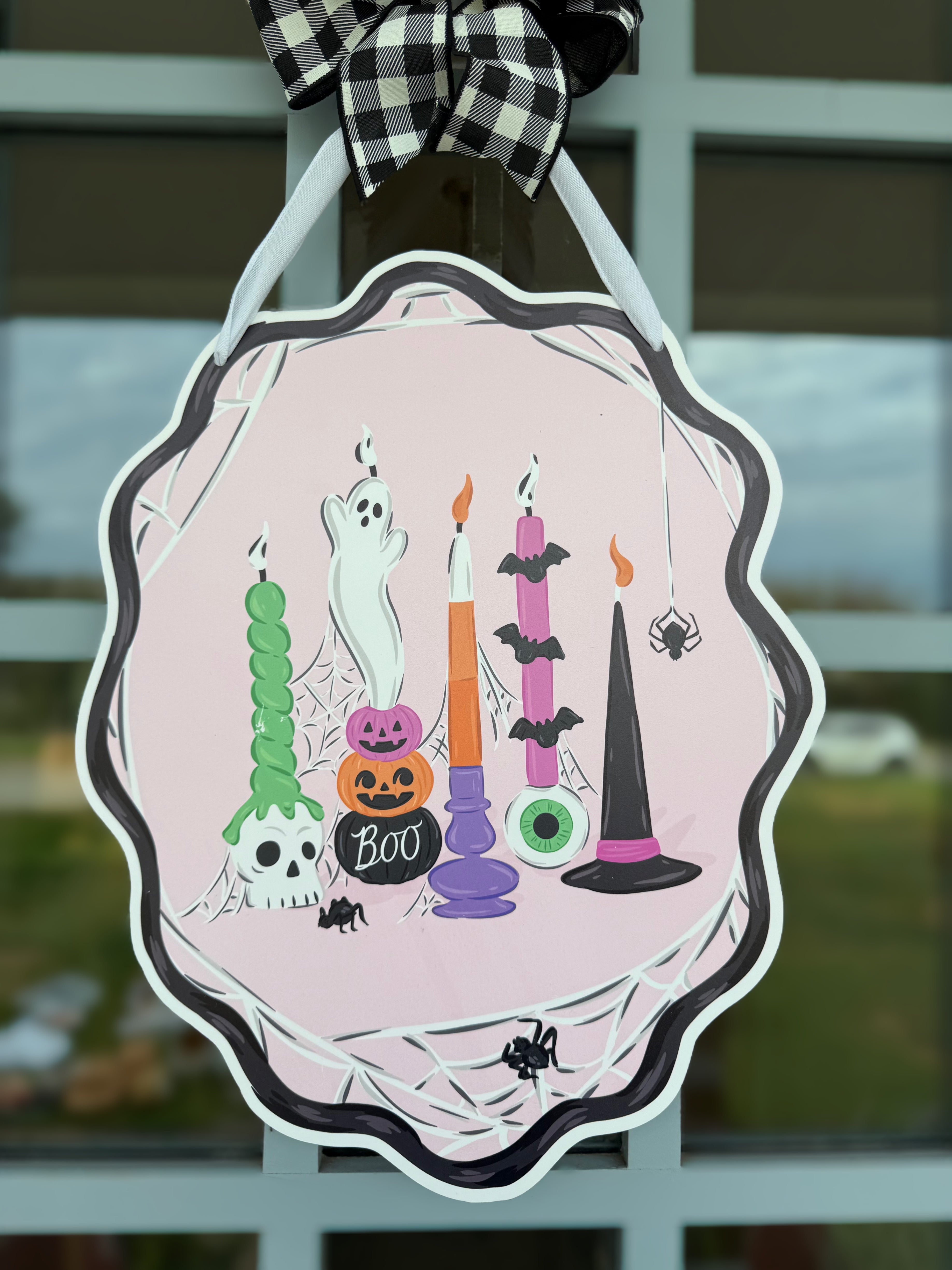 Flicker and Frights Door Hanger