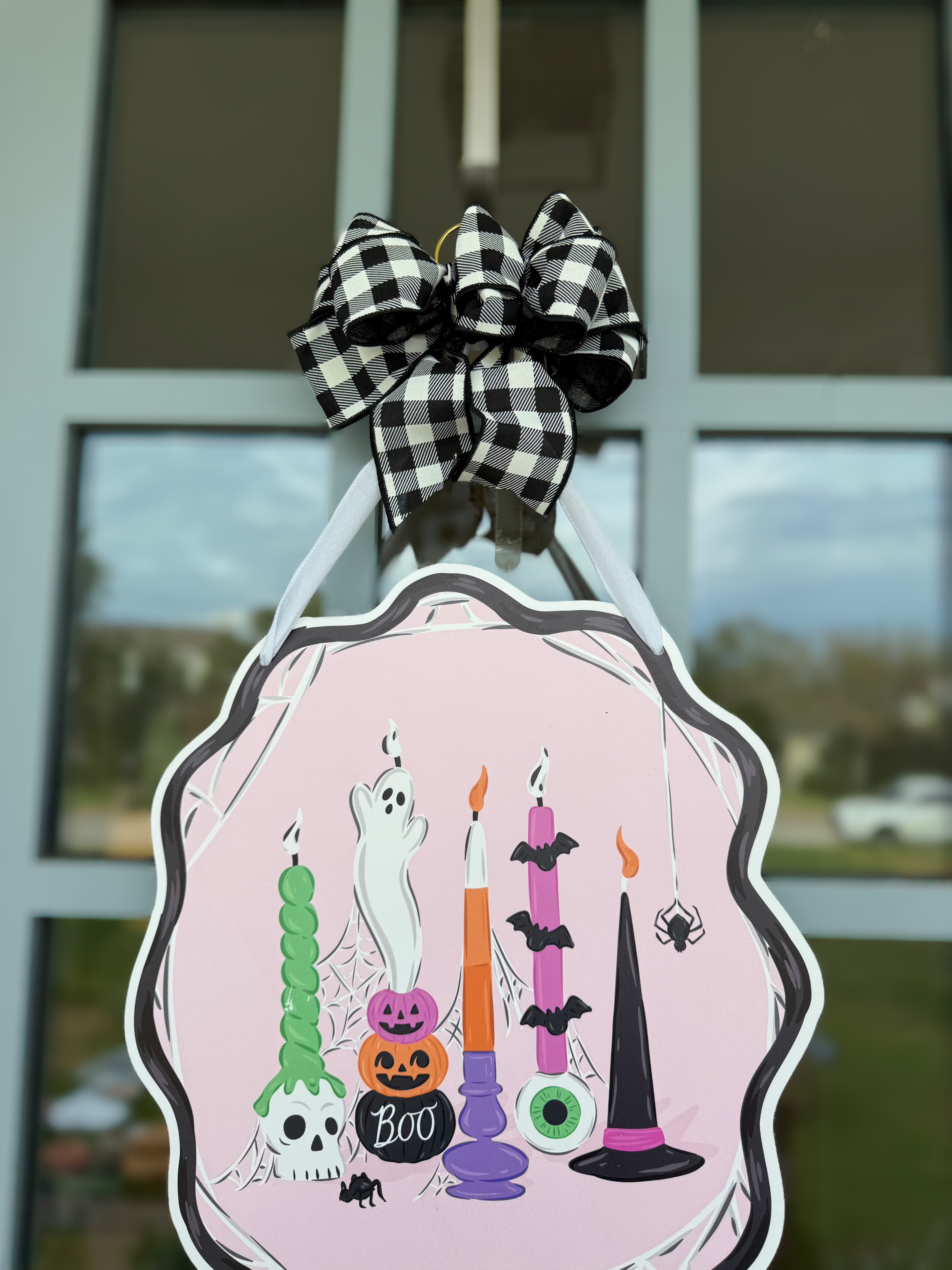 Flicker and Frights Door Hanger