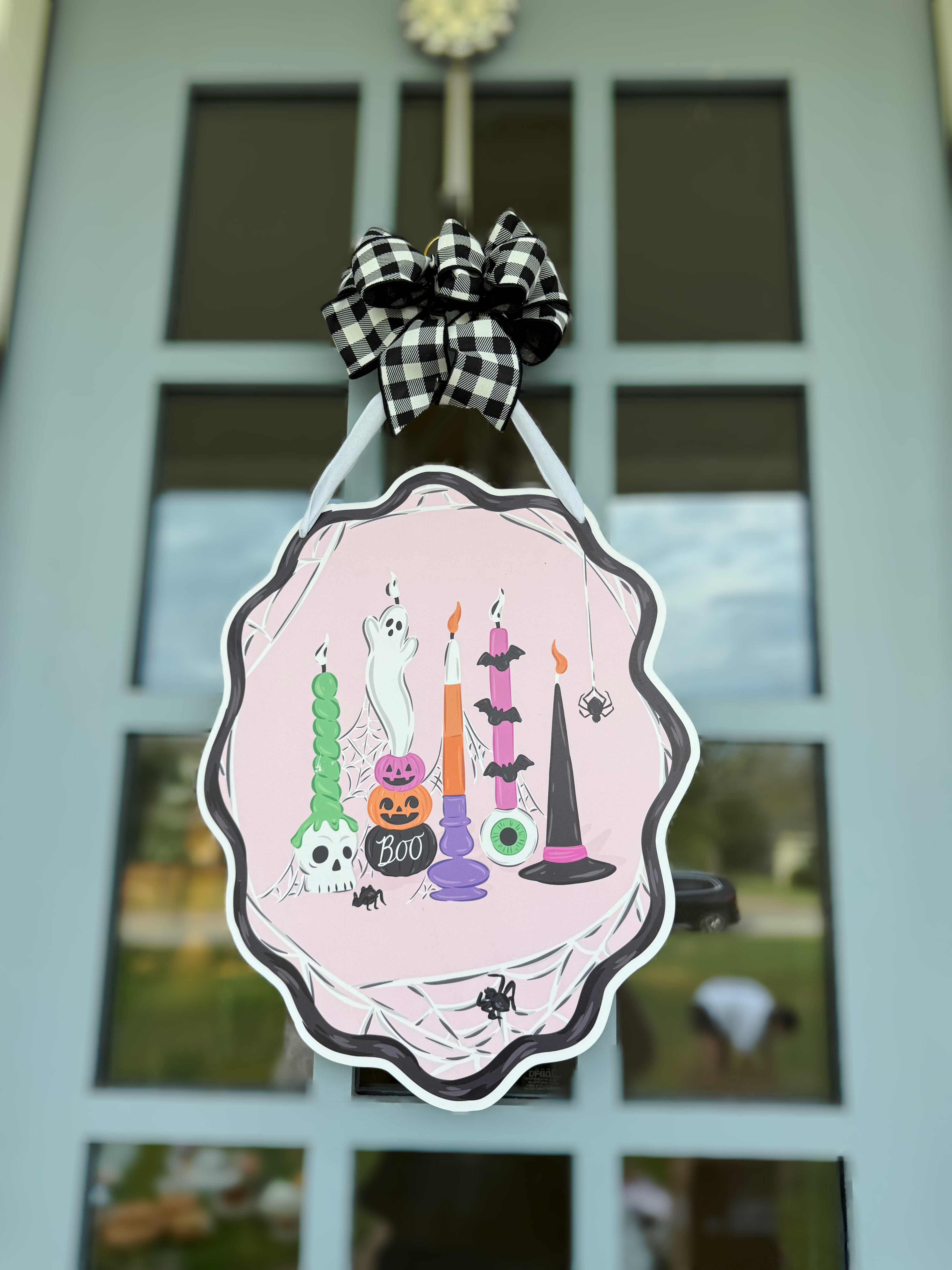 Flicker and Frights Door Hanger