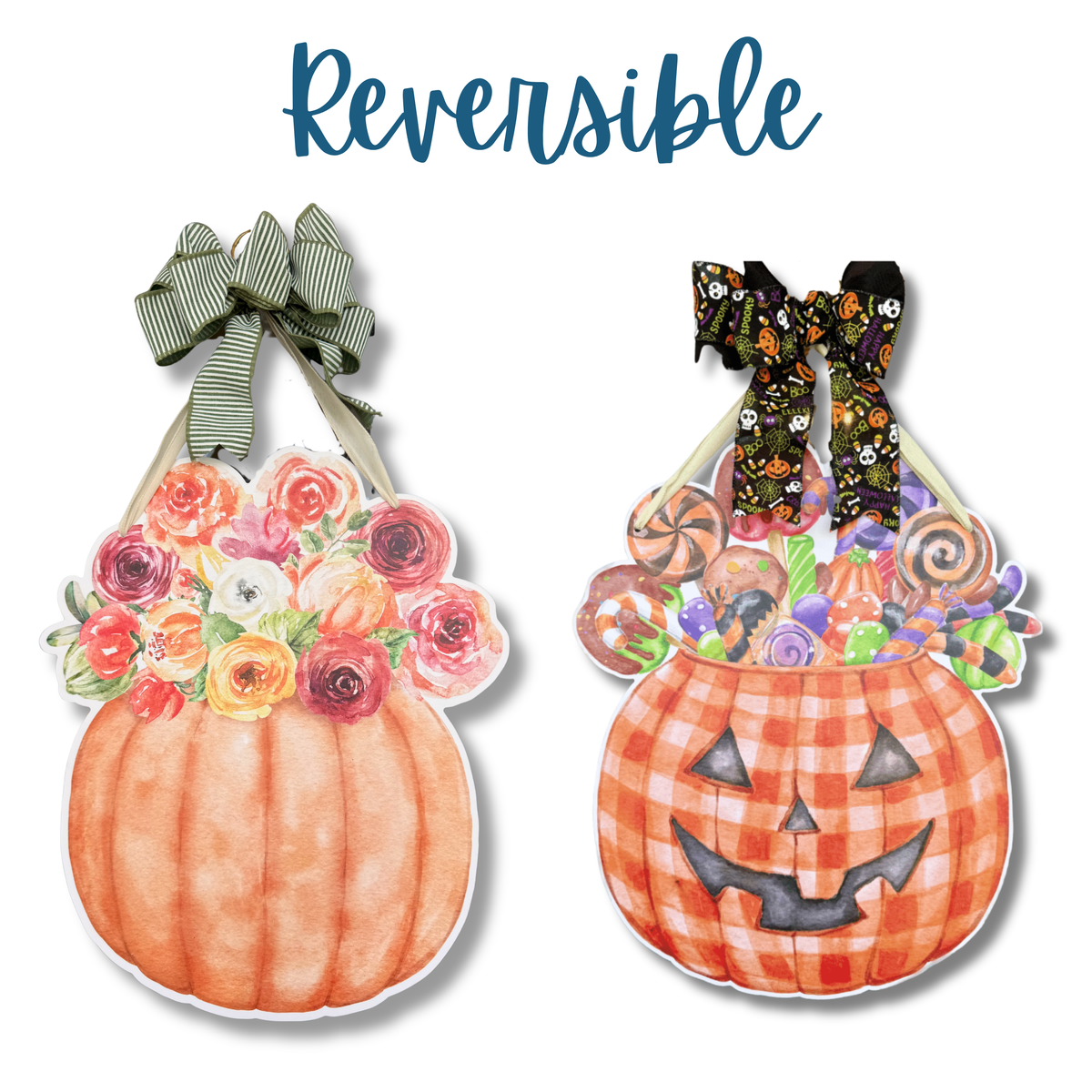Bloom and Boo Reversible Door Hanger