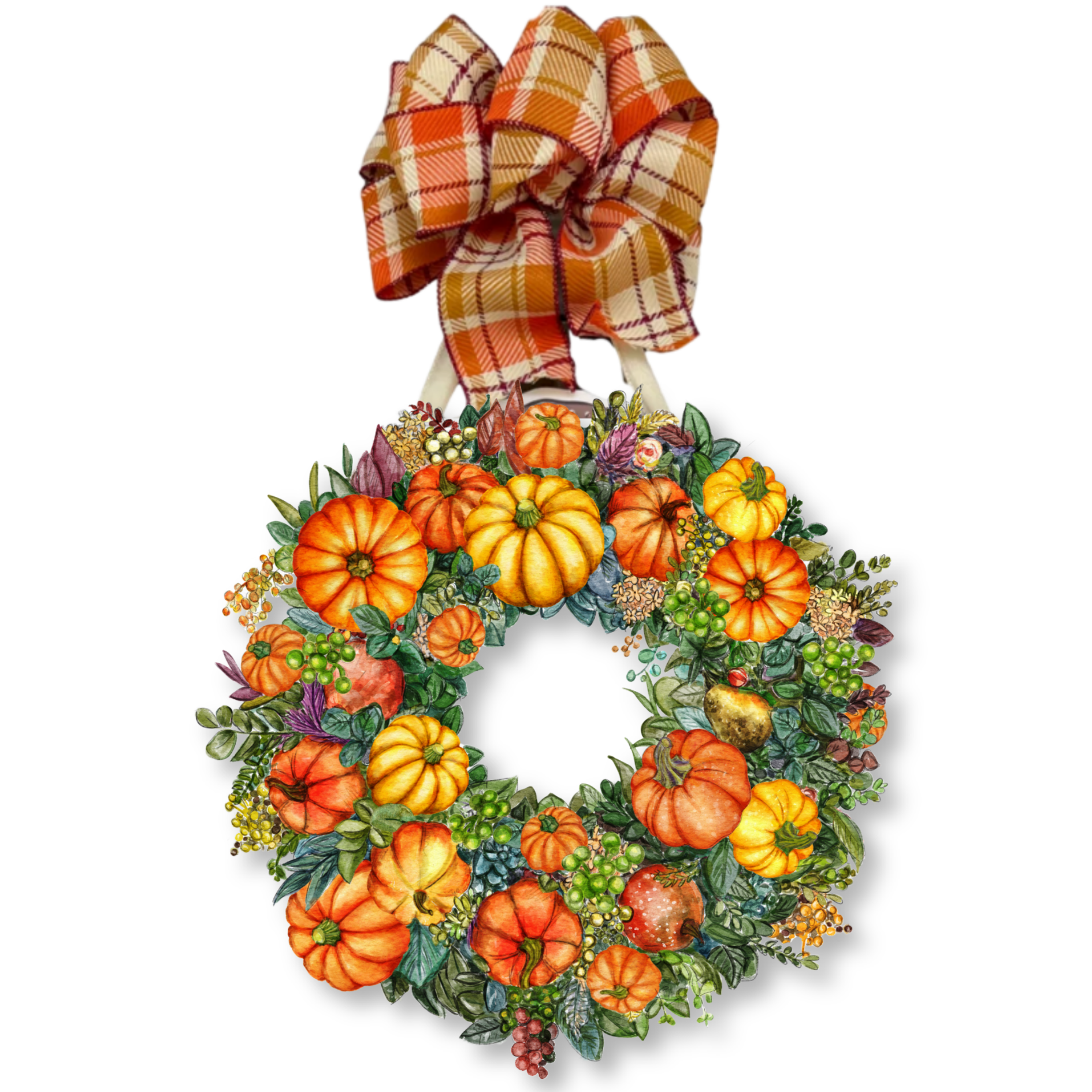 Autumn Wreath Door Hanger