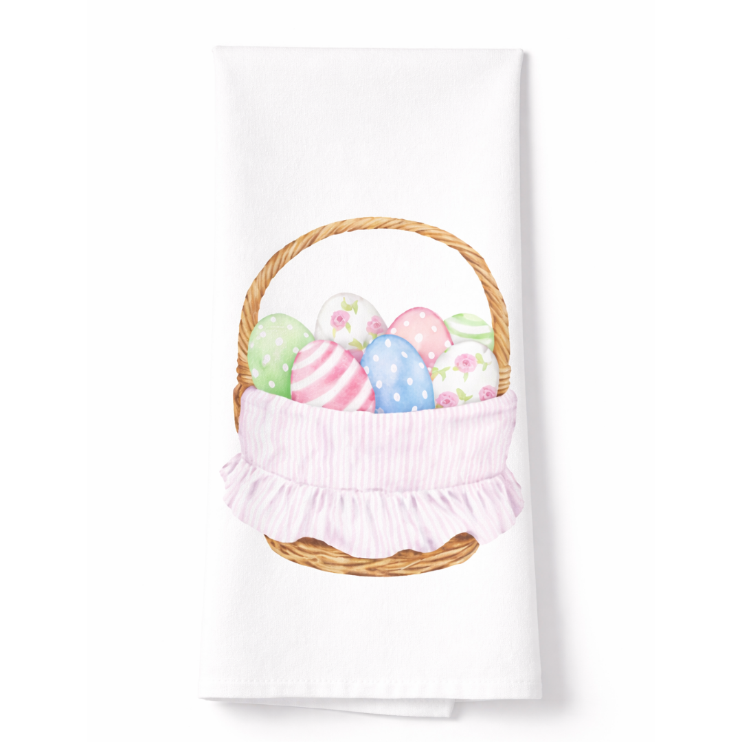 Grandmillenial Easter Tea Towel