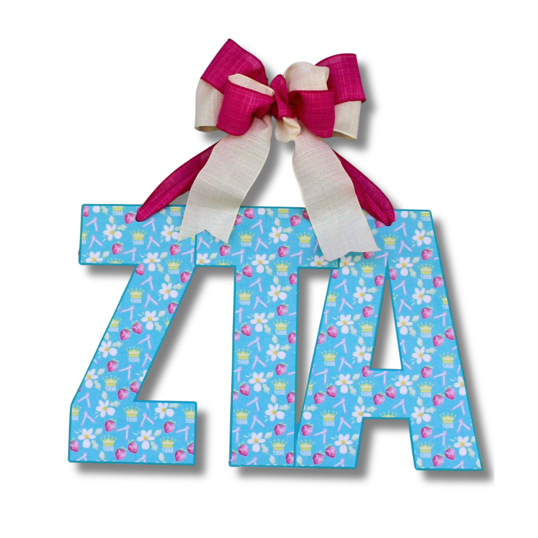 Zeta Tau Alpha Door Hanger